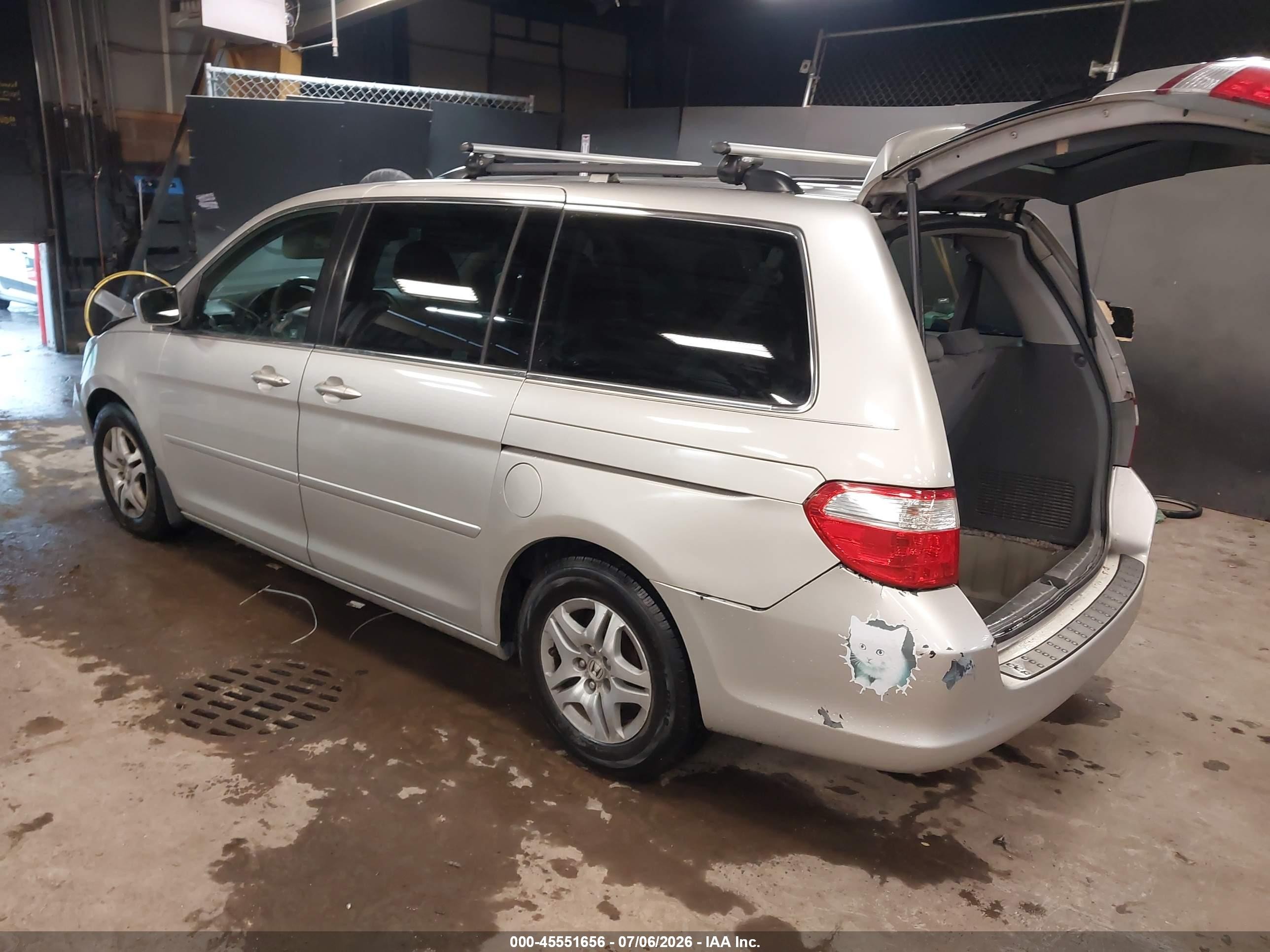 2006 Honda Odyssey Ex Серебряный vin: 5FNRL38446B436321