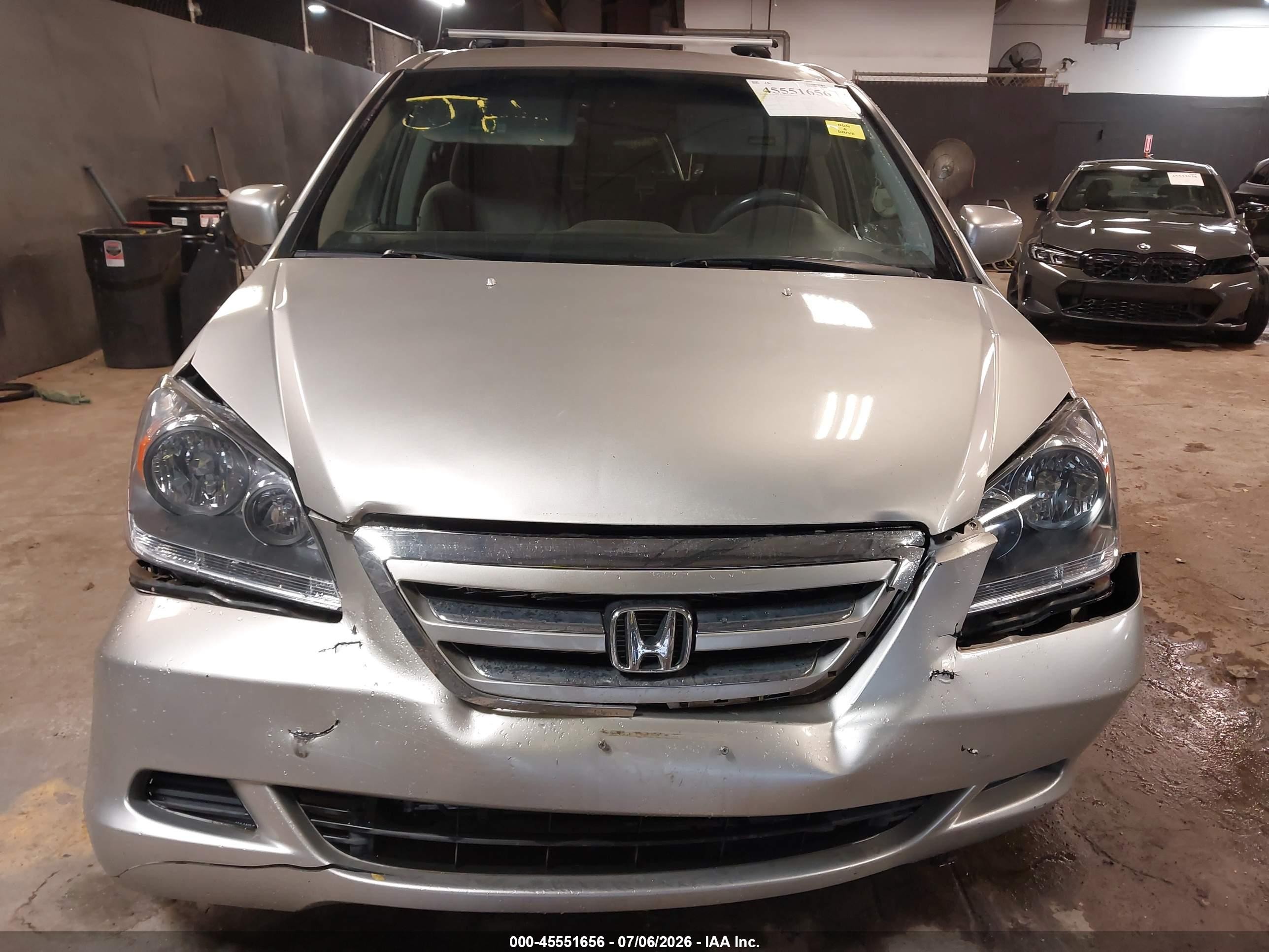 2006 Honda Odyssey Ex Серебряный vin: 5FNRL38446B436321