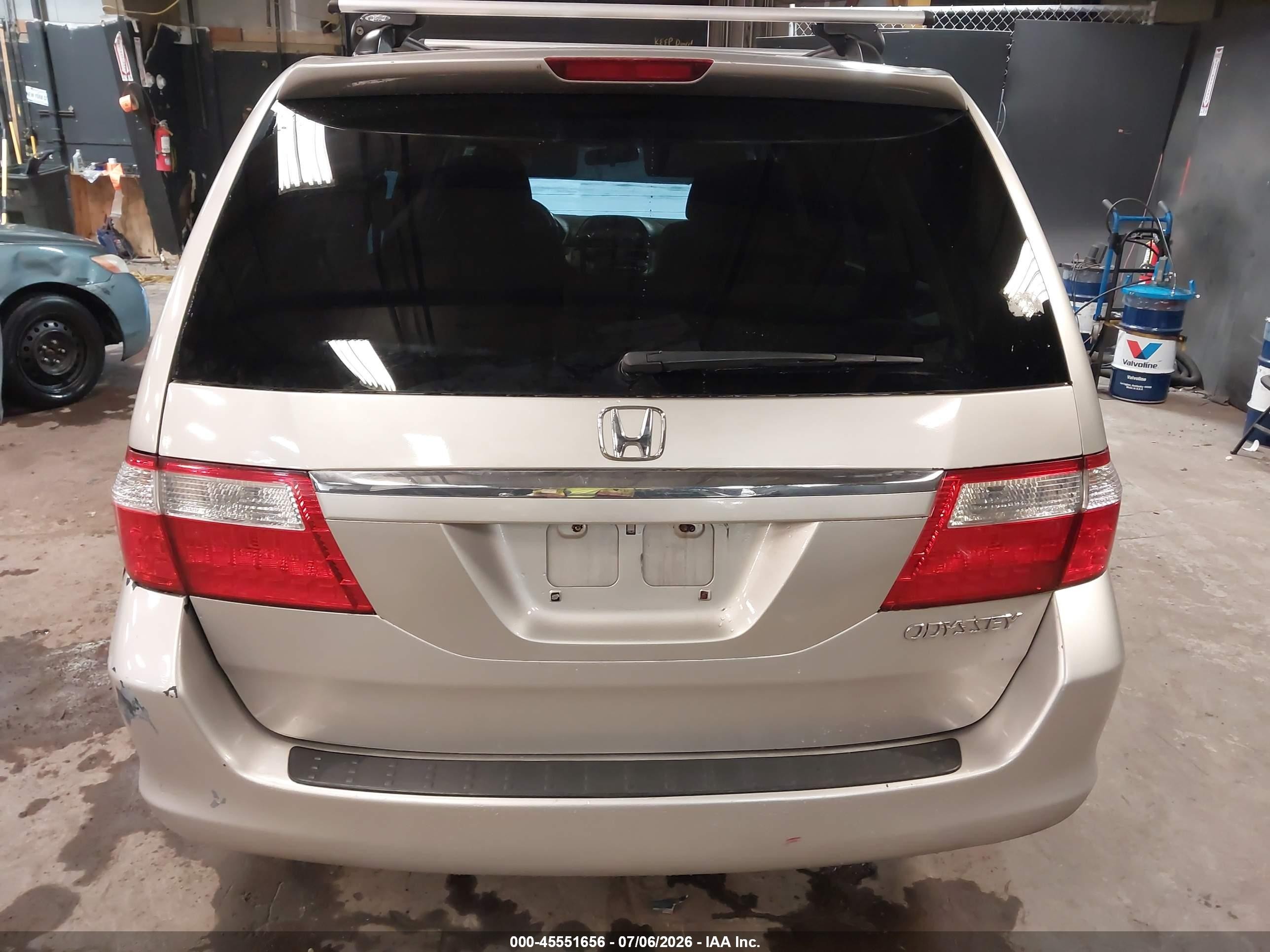 2006 Honda Odyssey Ex Серебряный vin: 5FNRL38446B436321