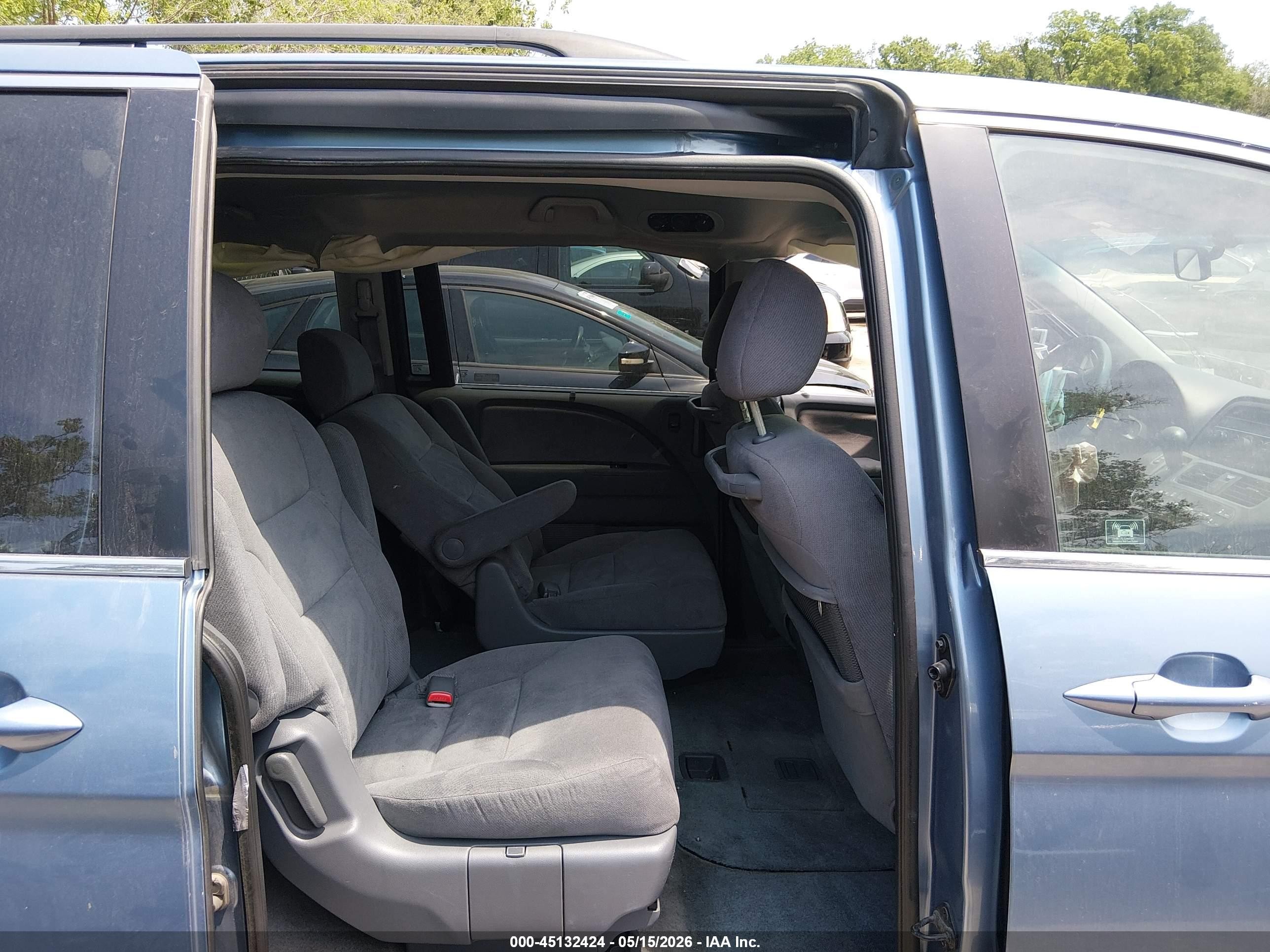 2007 Honda Odyssey Ex Blue vin: 5FNRL38447B078235