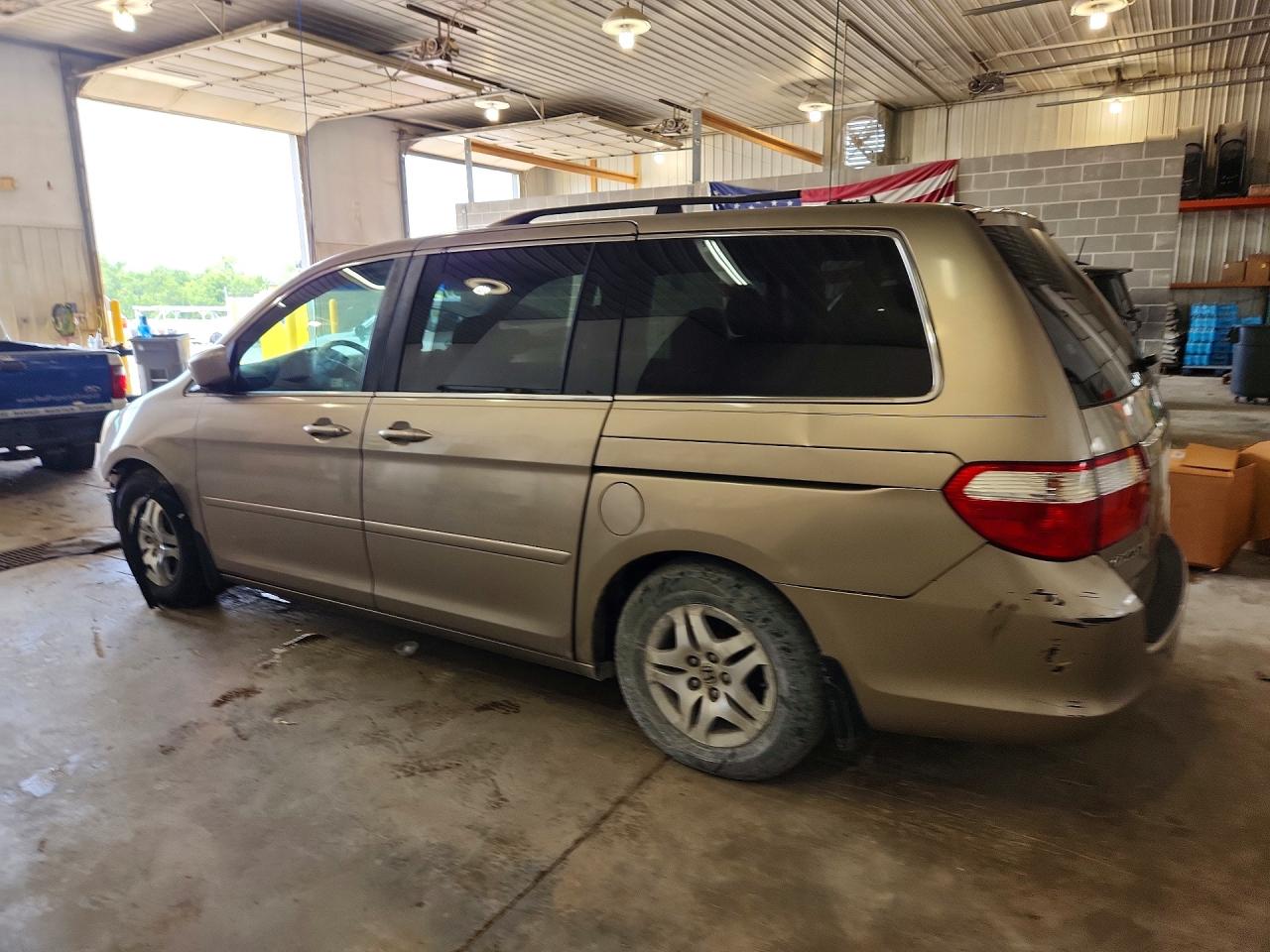 2007 Honda Odyssey Ex Tan vin: 5FNRL38447B092622