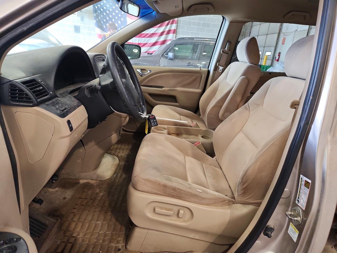 2007 Honda Odyssey Ex Tan vin: 5FNRL38447B092622