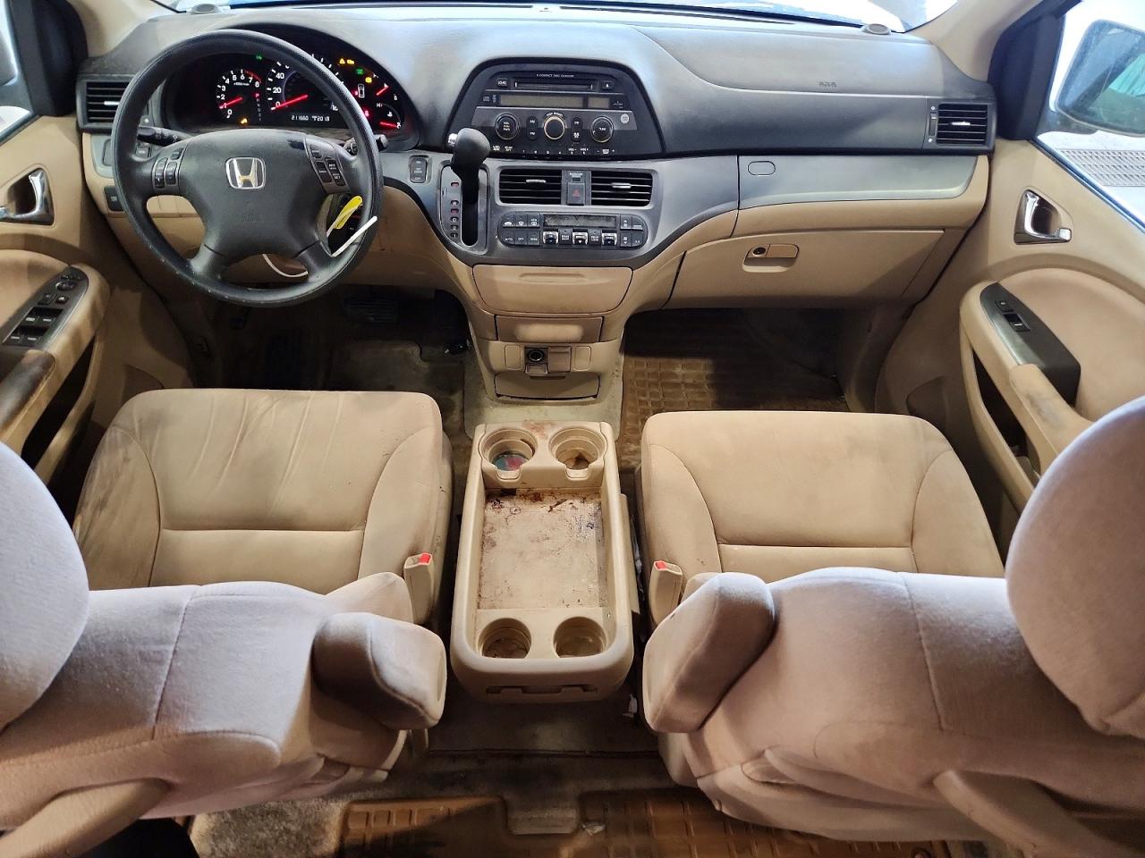 2007 Honda Odyssey Ex Tan vin: 5FNRL38447B092622