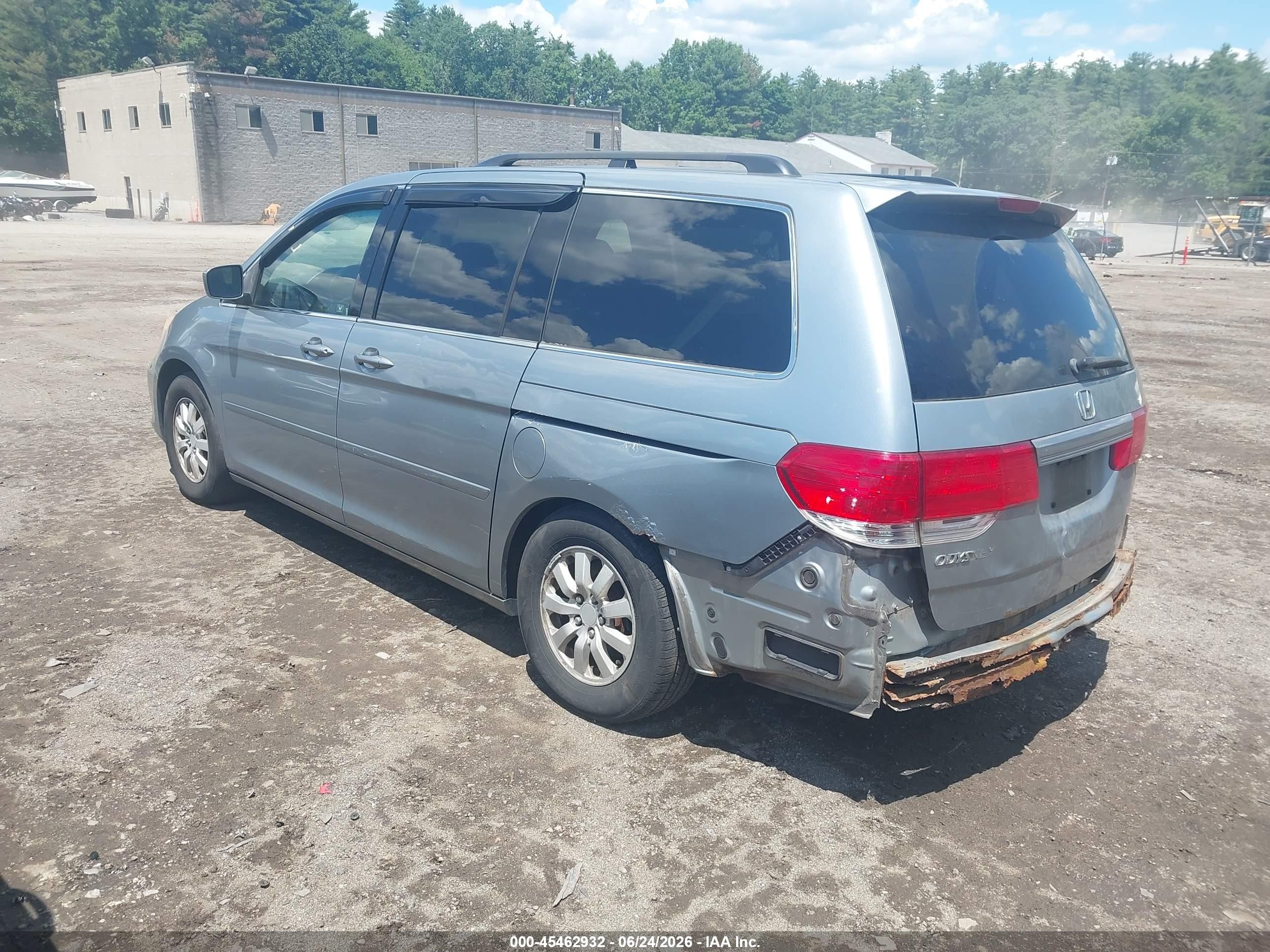 2008 Honda Odyssey Ex Серебряный vin: 5FNRL38448B090192