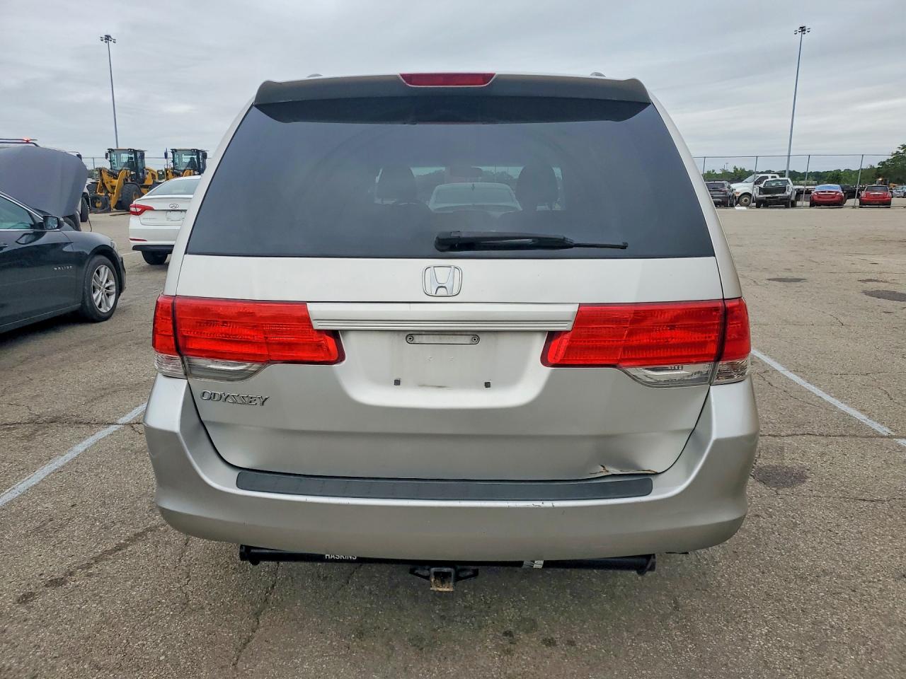 2009 Honda Odyssey Ex Белый vin: 5FNRL38449B055976