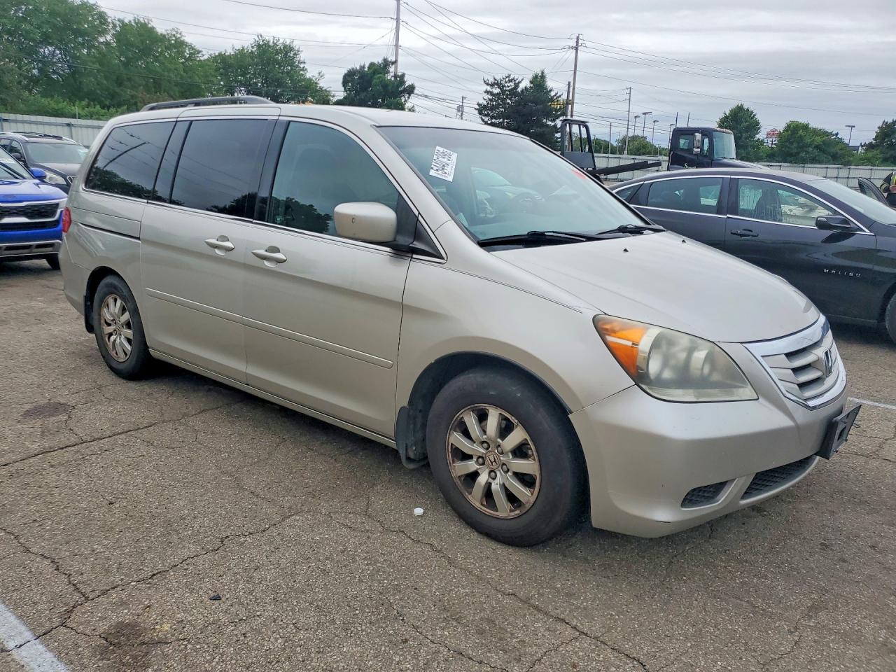 2009 Honda Odyssey Ex Белый vin: 5FNRL38449B055976
