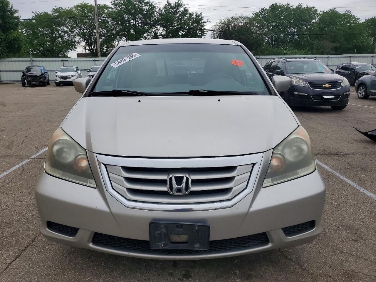 2009 Honda Odyssey Ex Белый vin: 5FNRL38449B055976