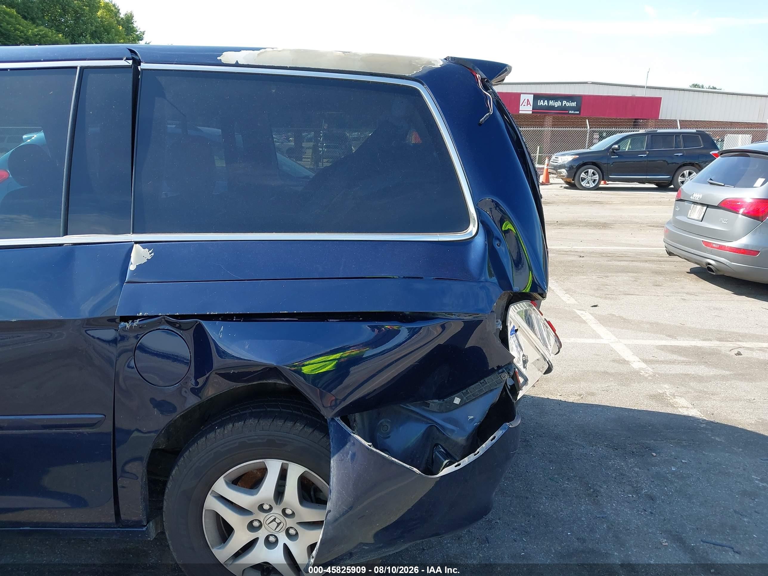 2005 Honda Odyssey Ex Blue vin: 5FNRL38455B081173