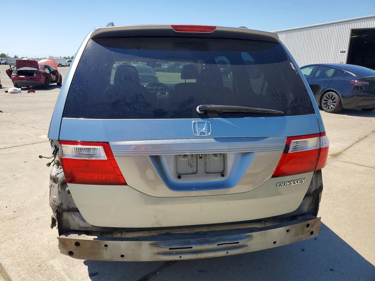 2005 Honda Odyssey Ex Turquoise vin: 5FNRL38455B116956
