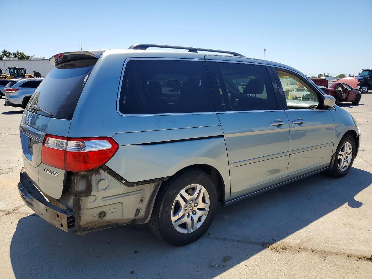 2005 Honda Odyssey Ex Turquoise vin: 5FNRL38455B116956
