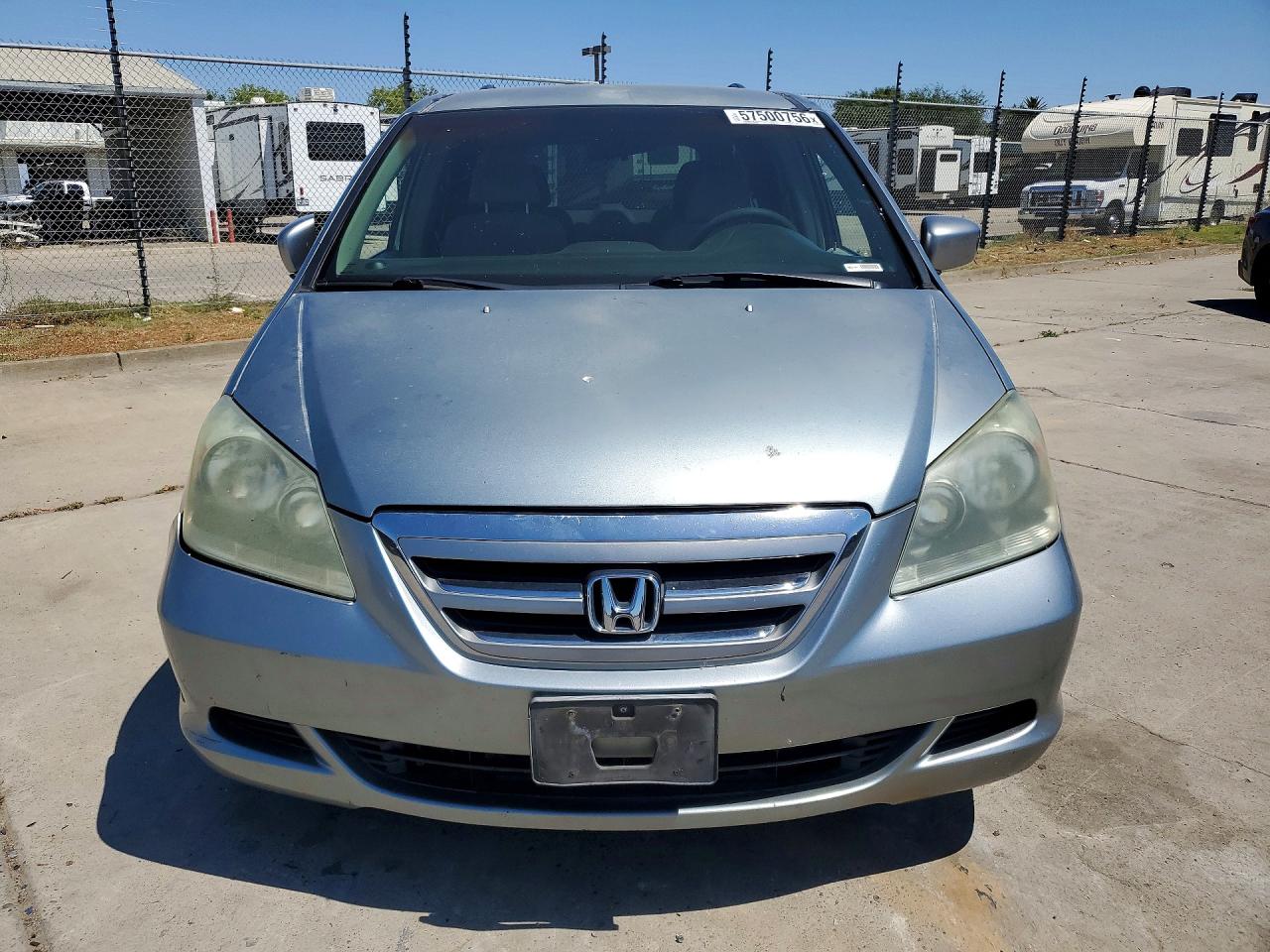 2005 Honda Odyssey Ex Turquoise vin: 5FNRL38455B116956