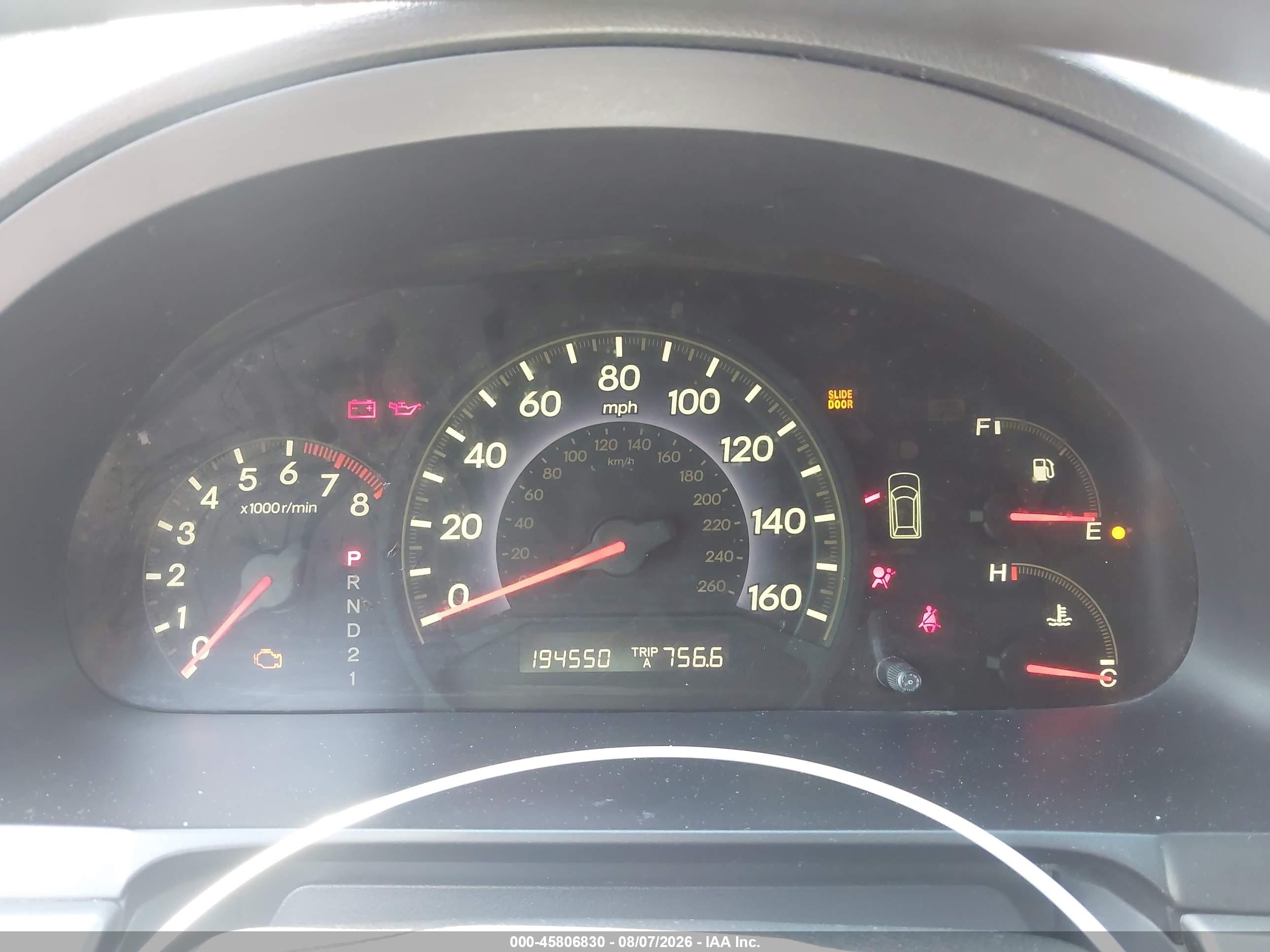 2006 Honda Odyssey Ex Blue vin: 5FNRL38456B021816