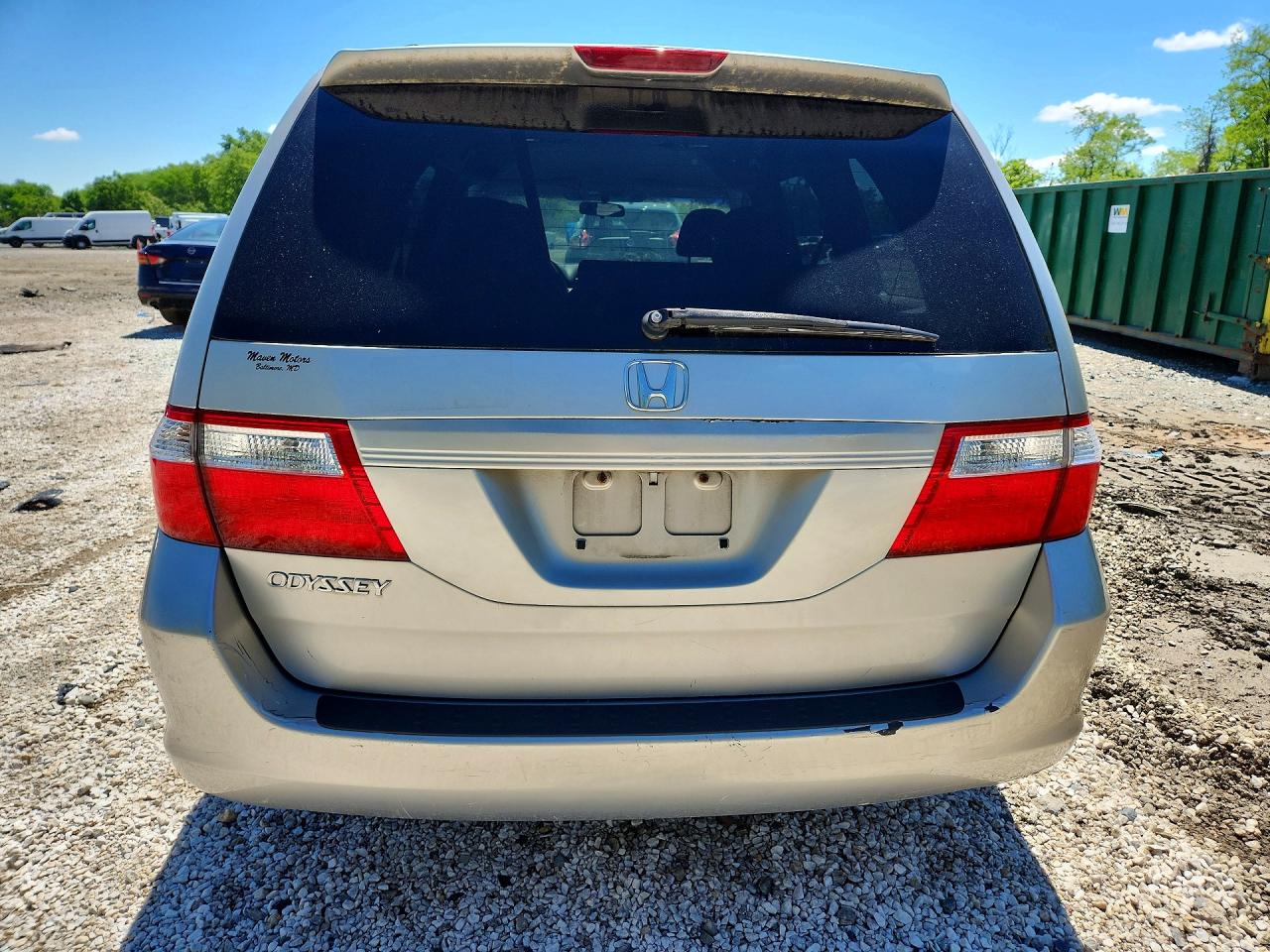 2008 Honda Odyssey Ex Silver vin: 5FNRL38456B085371
