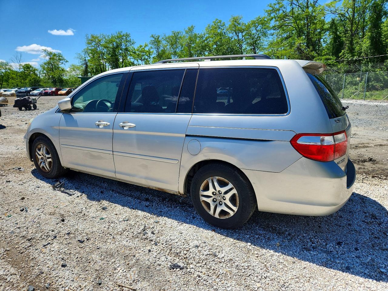 2008 Honda Odyssey Ex Silver vin: 5FNRL38456B085371