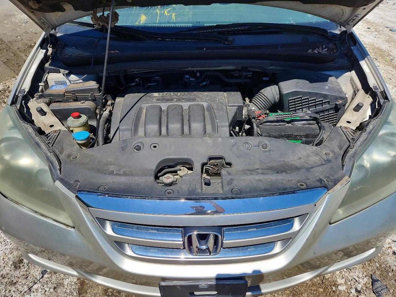 2008 Honda Odyssey Ex Silver vin: 5FNRL38456B085371