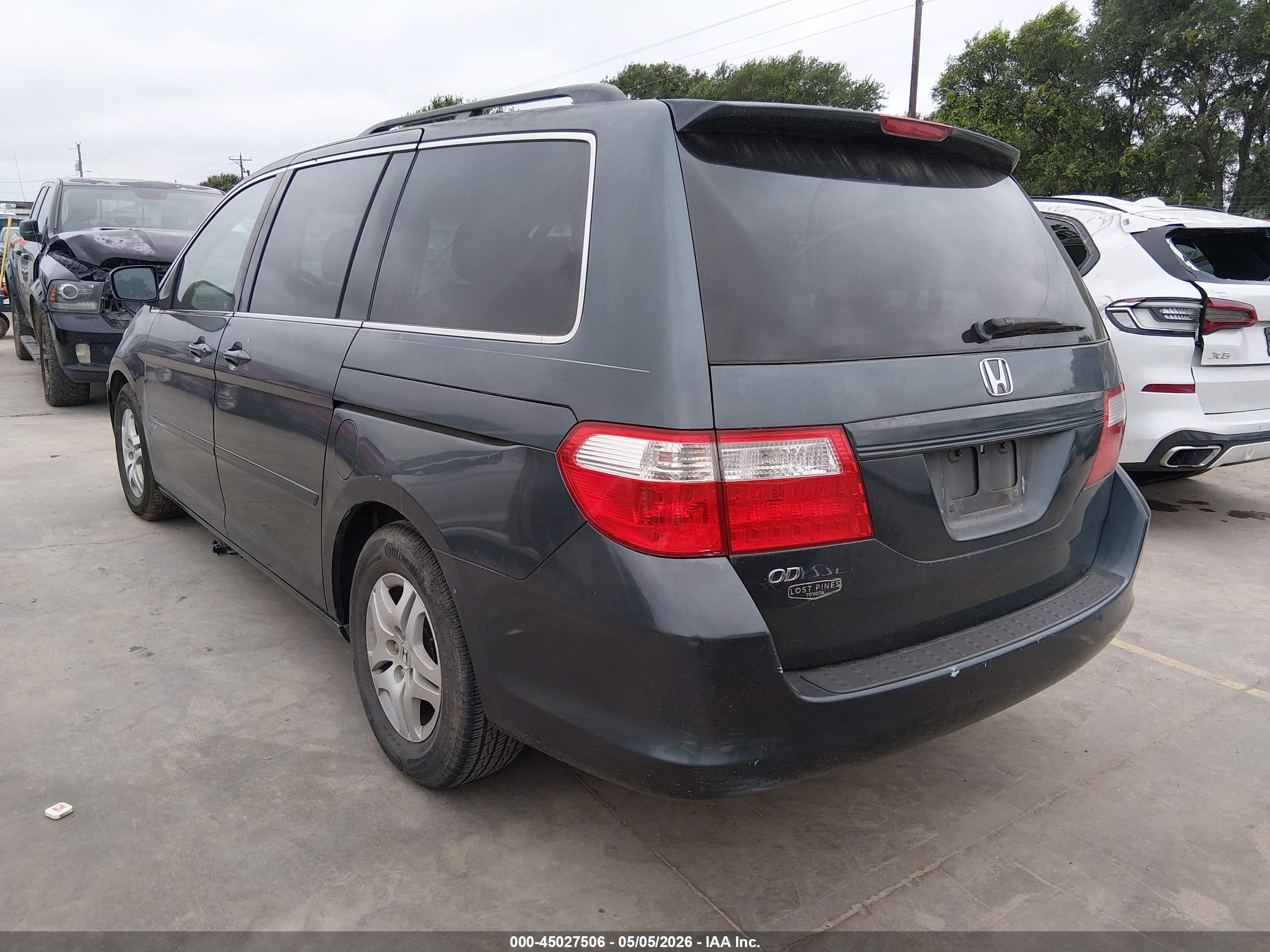 2006 Honda Odyssey Ex Navy vin: 5FNRL38456B406566