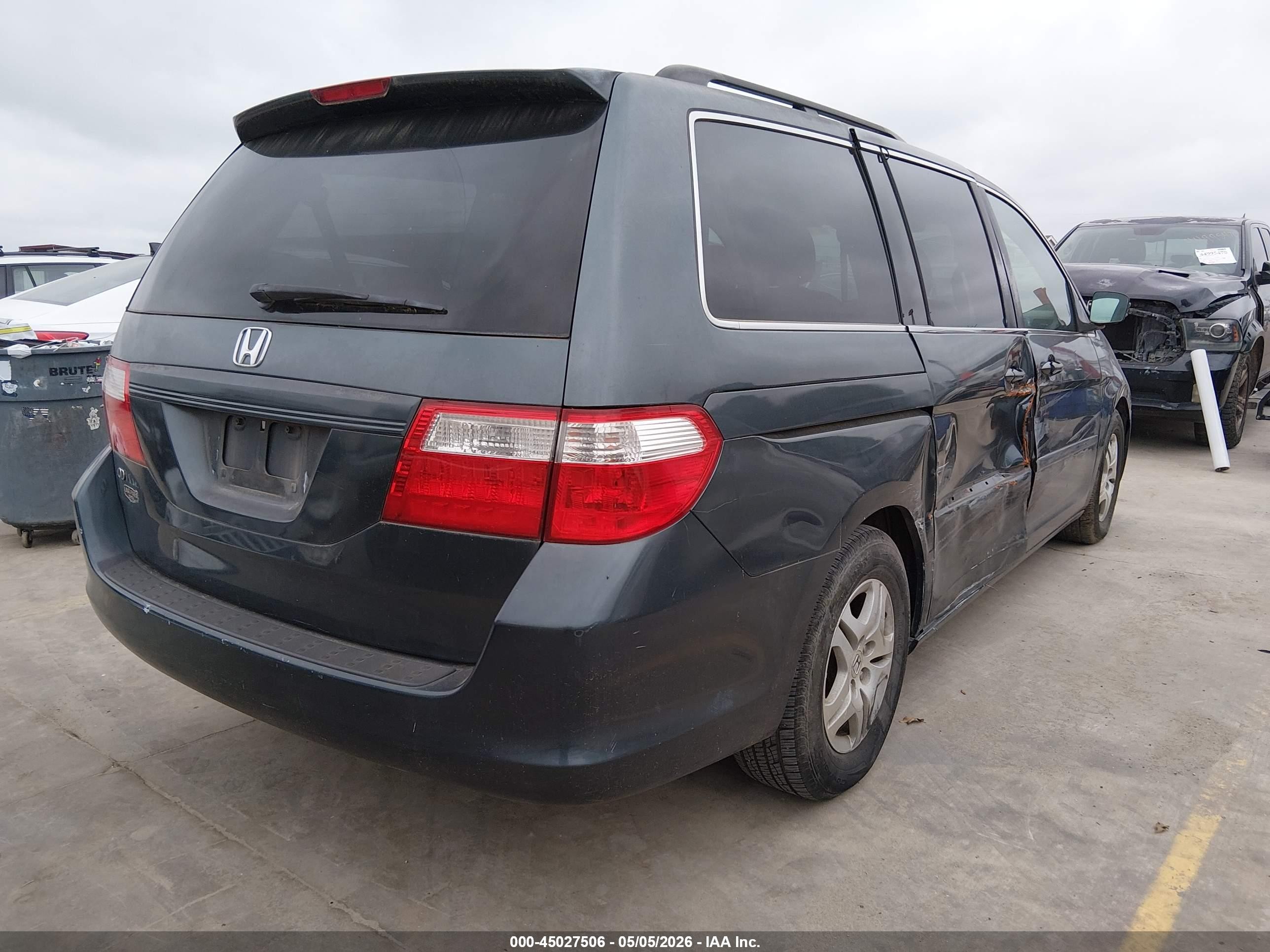 2006 Honda Odyssey Ex Navy vin: 5FNRL38456B406566