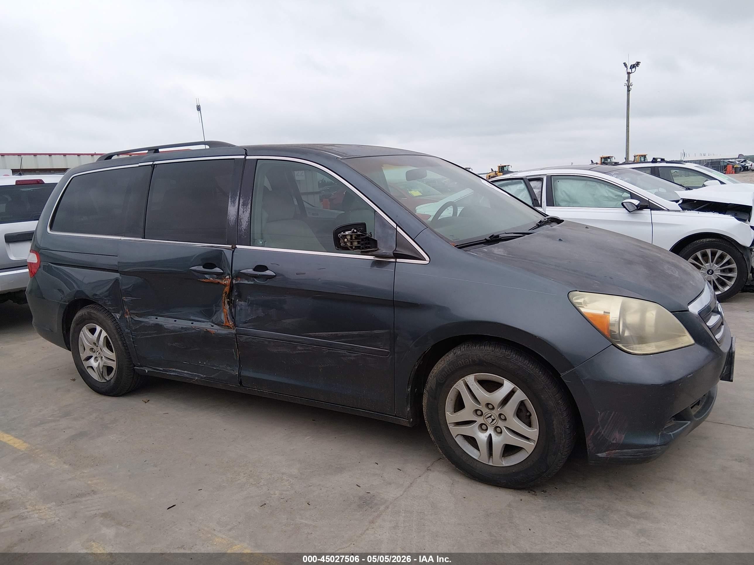 2006 Honda Odyssey Ex Navy vin: 5FNRL38456B406566