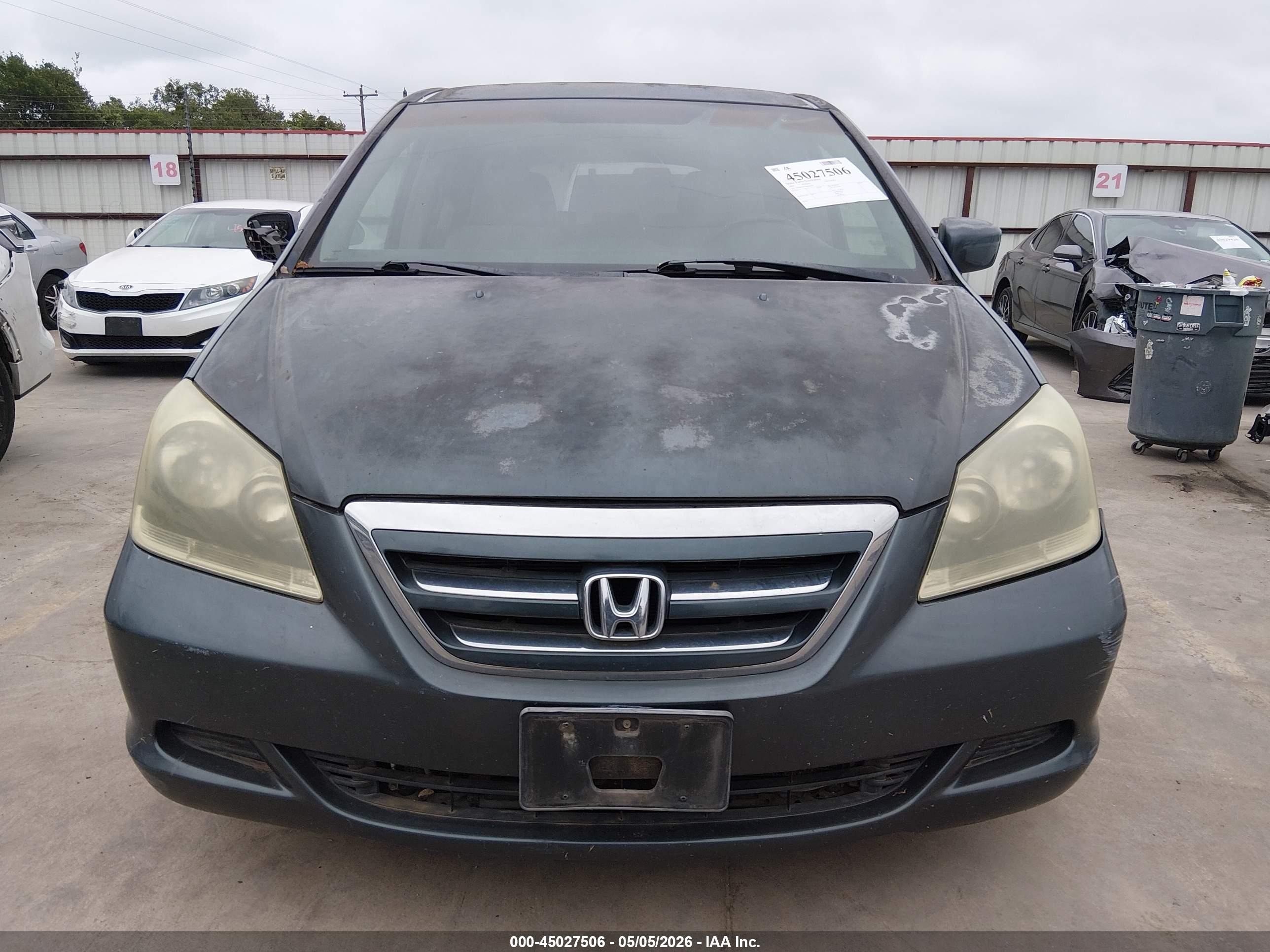 2006 Honda Odyssey Ex Navy vin: 5FNRL38456B406566