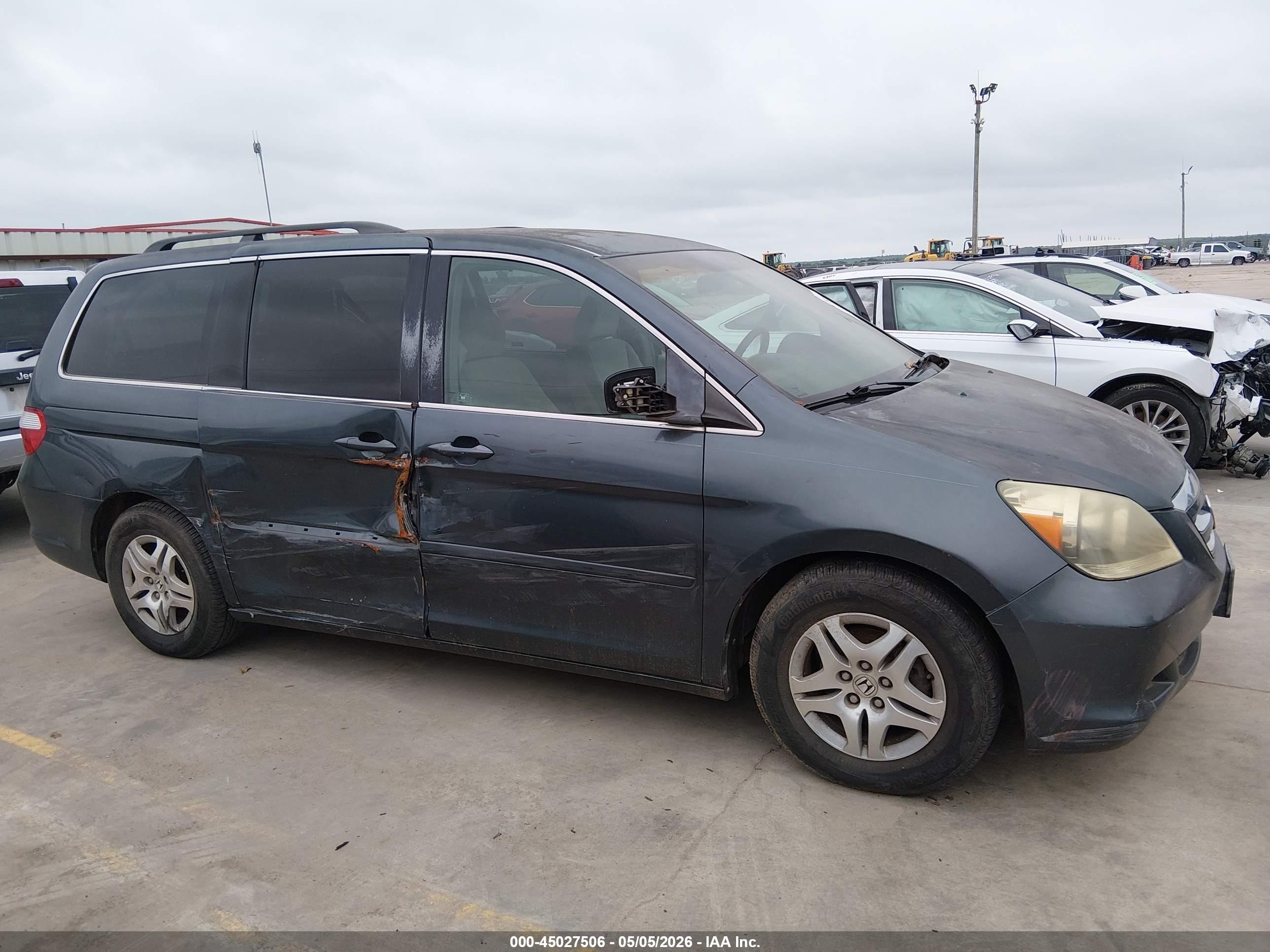 2006 Honda Odyssey Ex Navy vin: 5FNRL38456B406566
