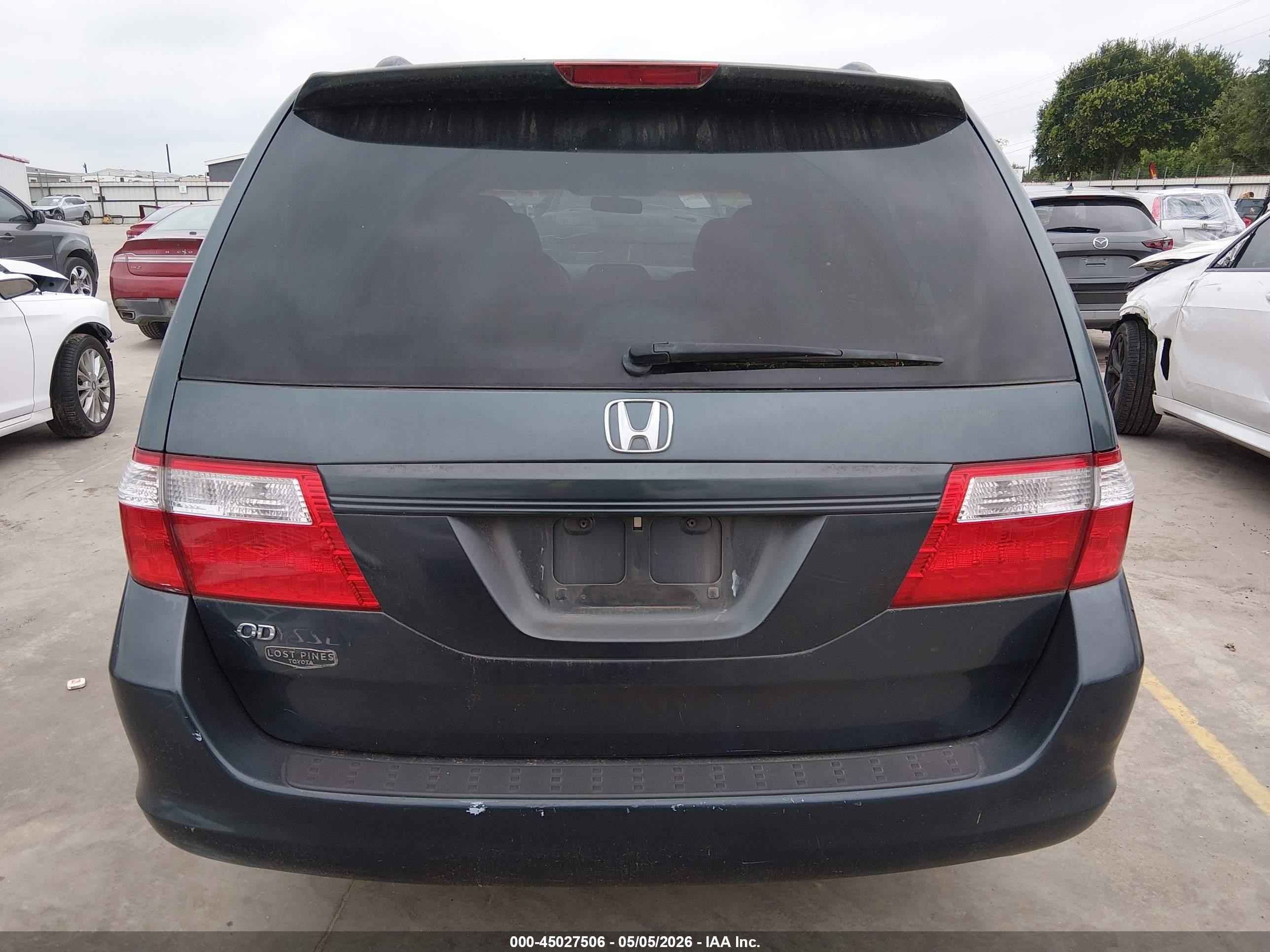 2006 Honda Odyssey Ex Navy vin: 5FNRL38456B406566