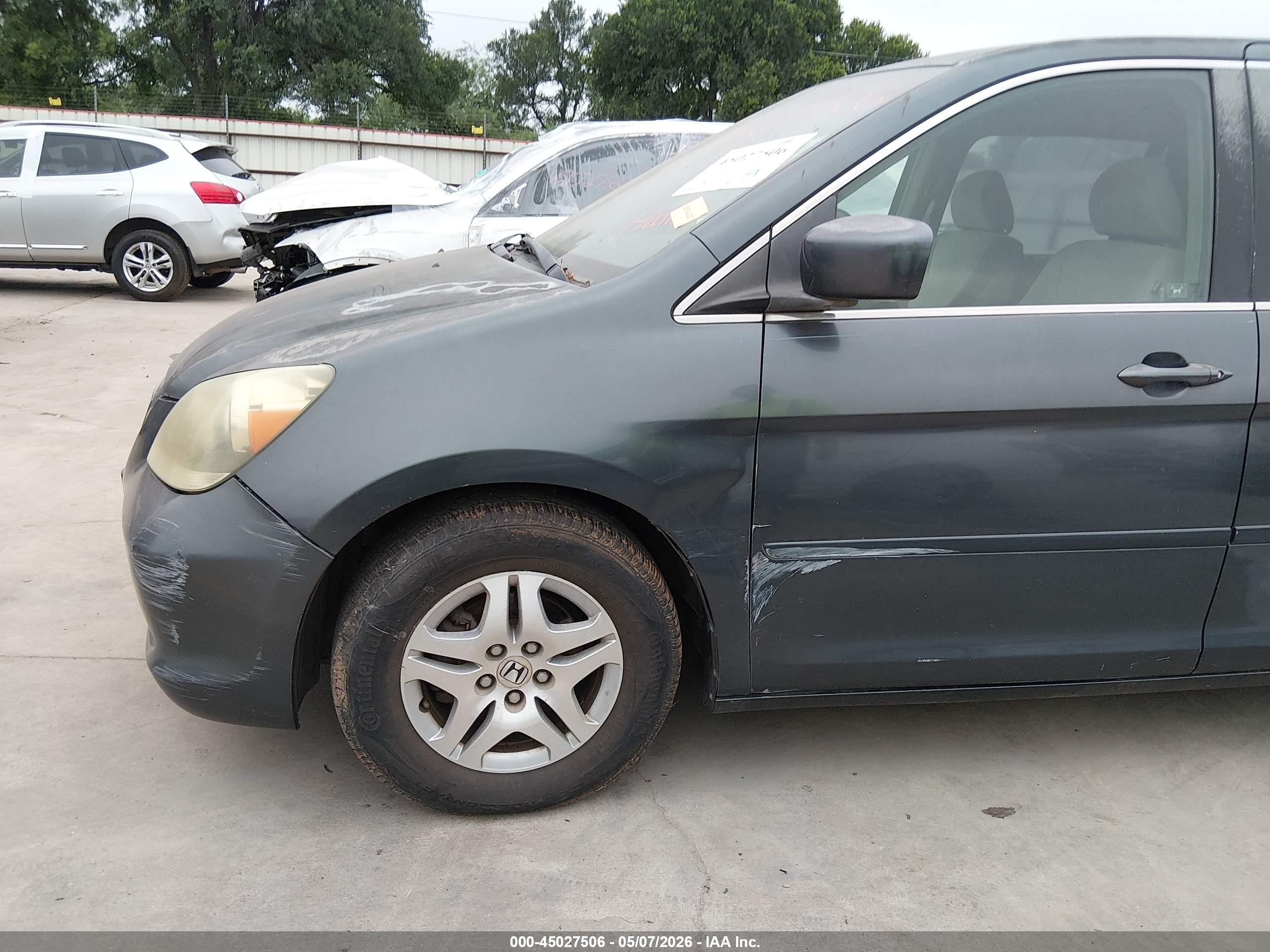 2006 Honda Odyssey Ex Navy vin: 5FNRL38456B406566