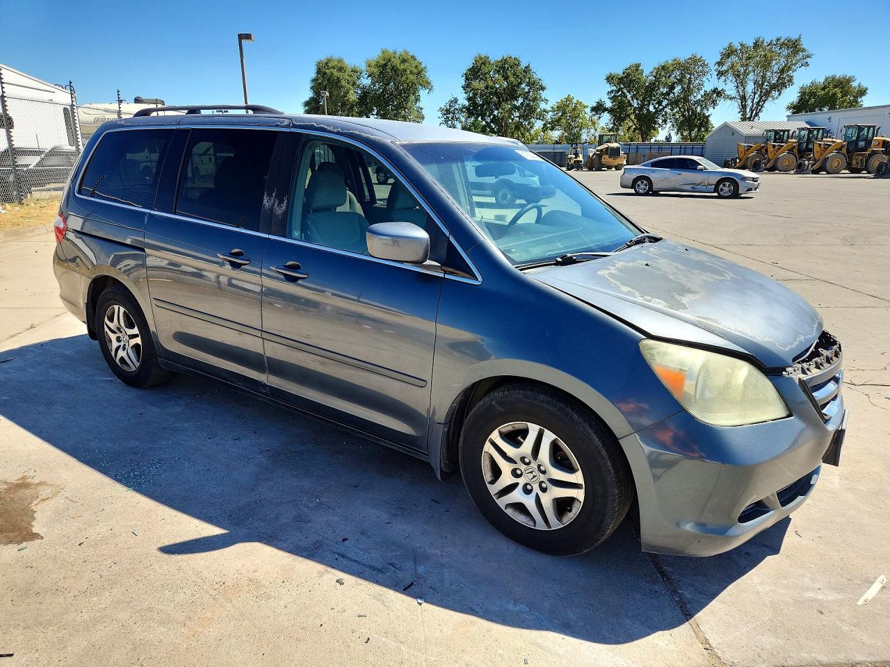 2006 Honda Odyssey Ex Синий vin: 5FNRL38456B439230