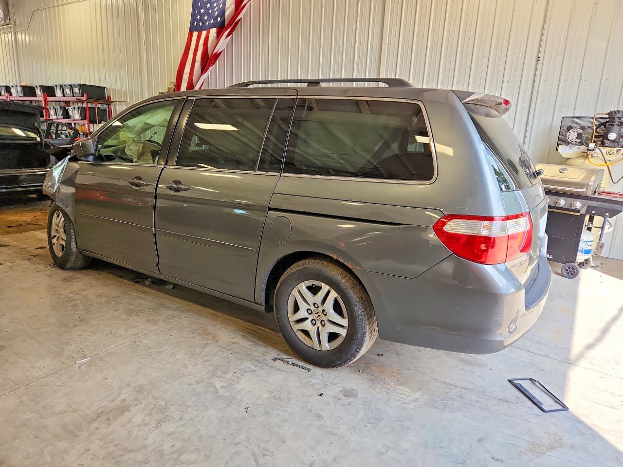2007 Honda Odyssey Van (new) Gray vin: 5FNRL38457B442758
