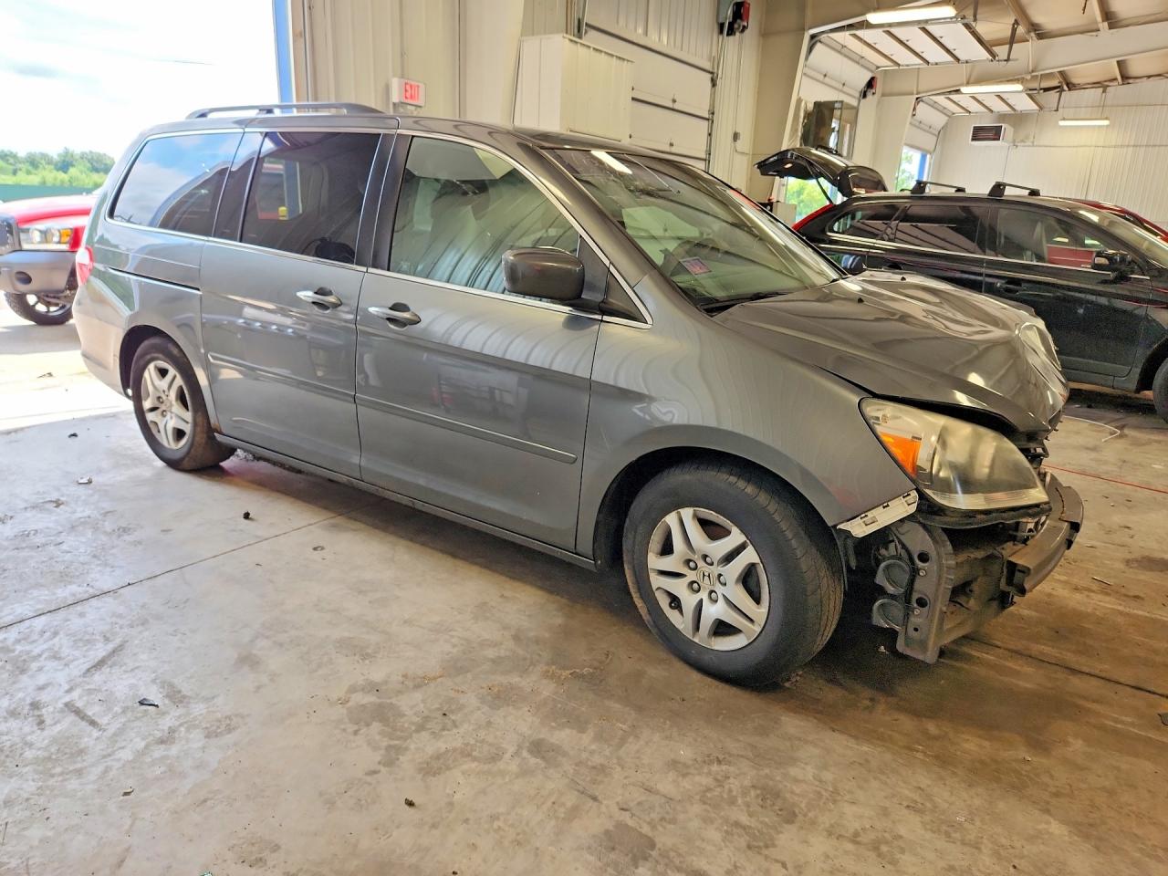 2007 Honda Odyssey Van (new) Gray vin: 5FNRL38457B442758