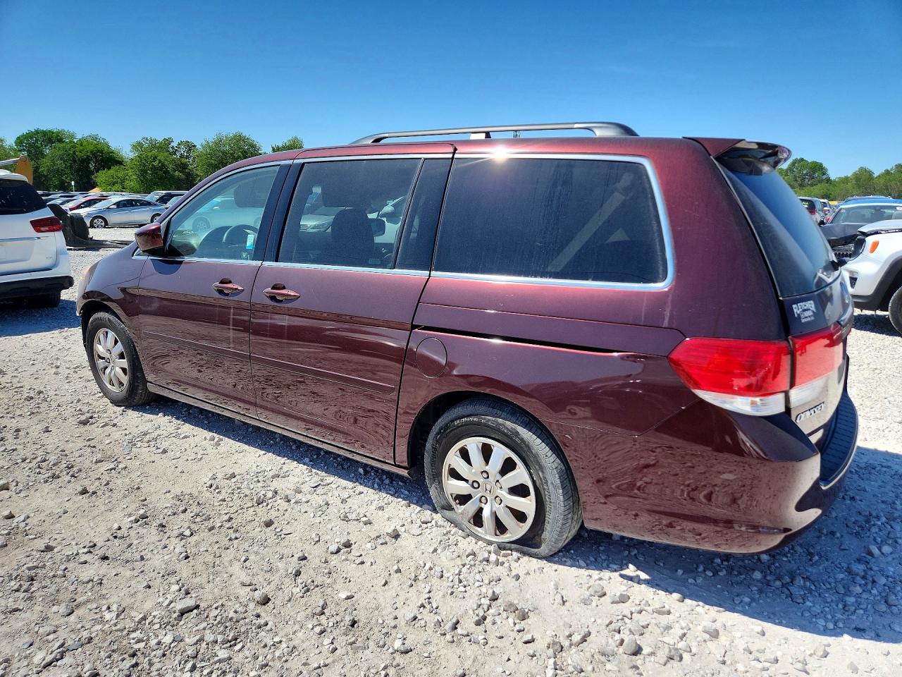 2008 Honda Odyssey Ex Maroon vin: 5FNRL38458B027280