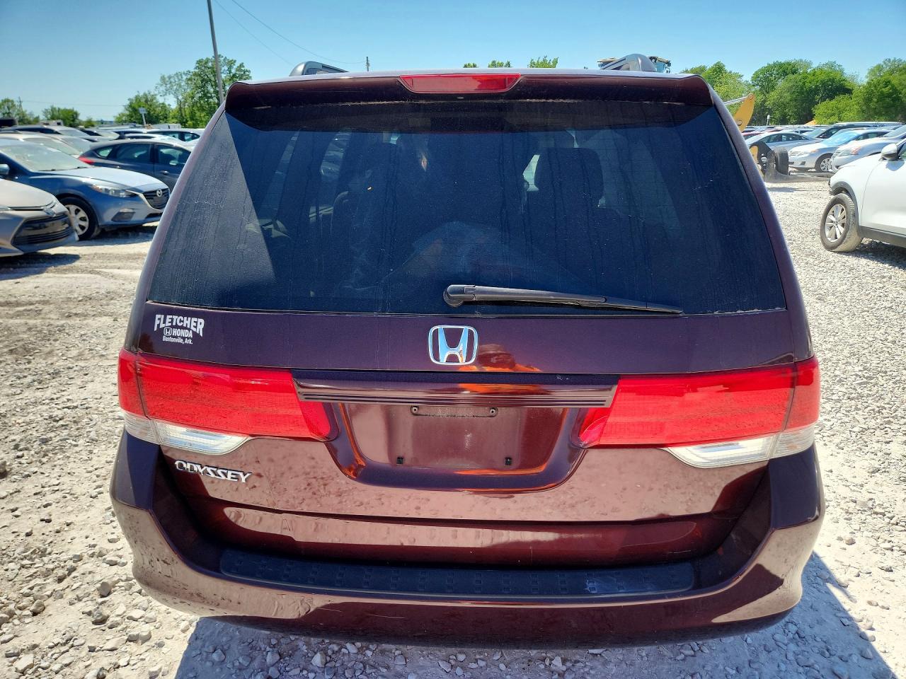 2008 Honda Odyssey Ex Maroon vin: 5FNRL38458B027280