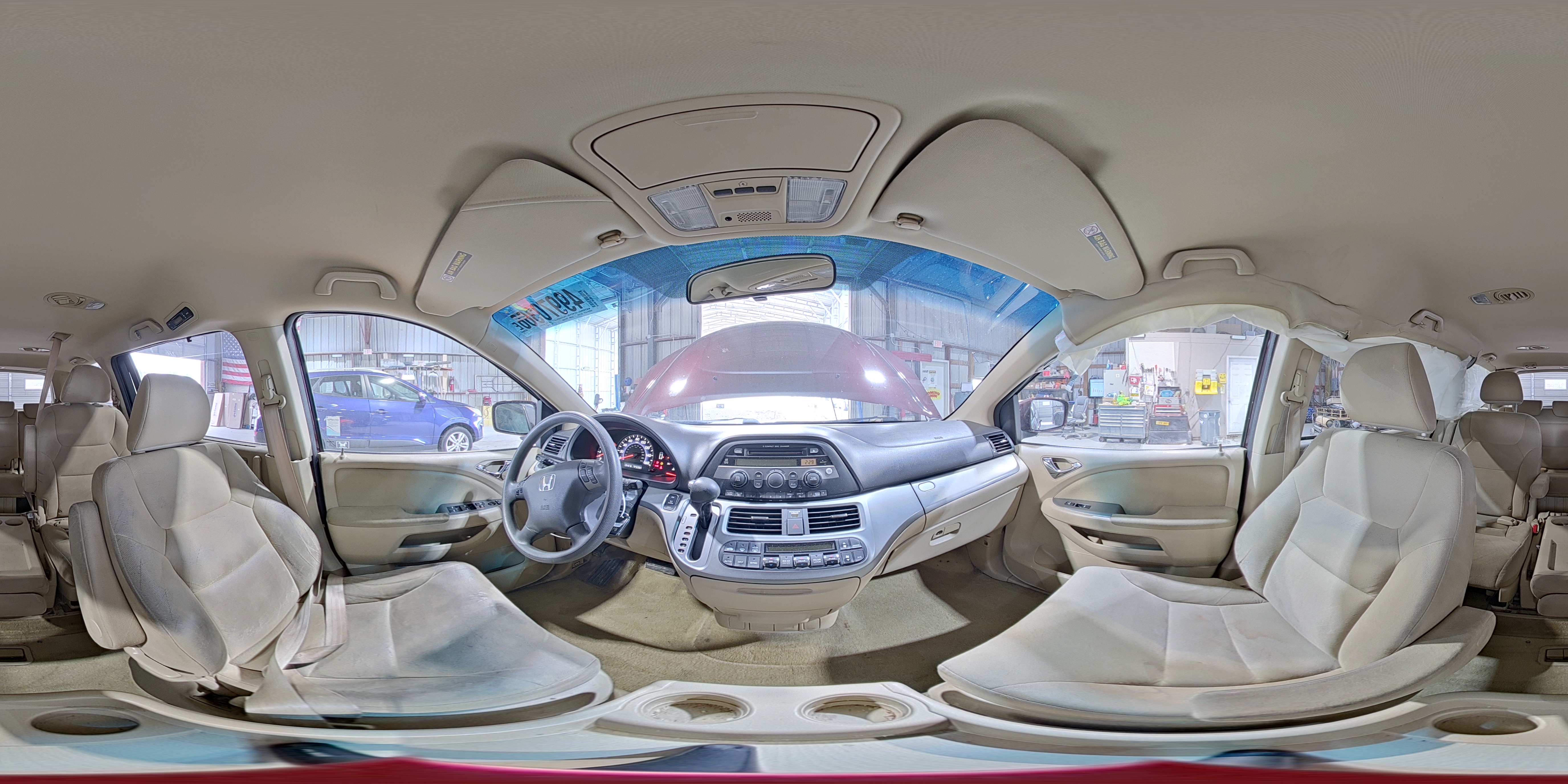2008 Honda Odyssey Ex Maroon vin: 5FNRL38458B027280