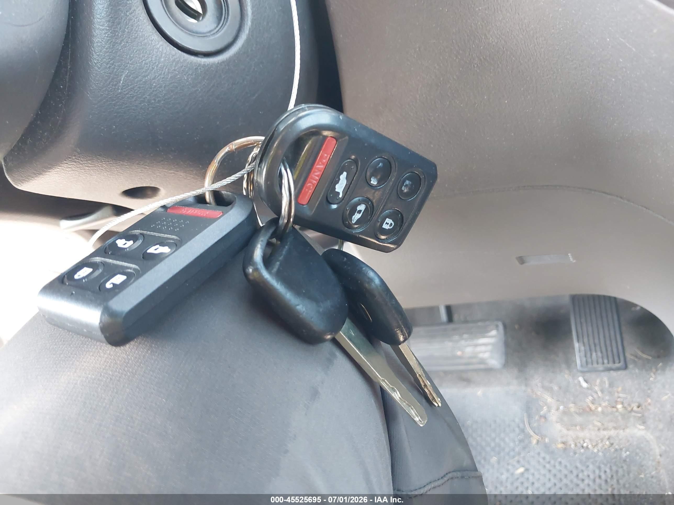 2008 Honda Odyssey Ex Silver vin: 5FNRL38458B073353