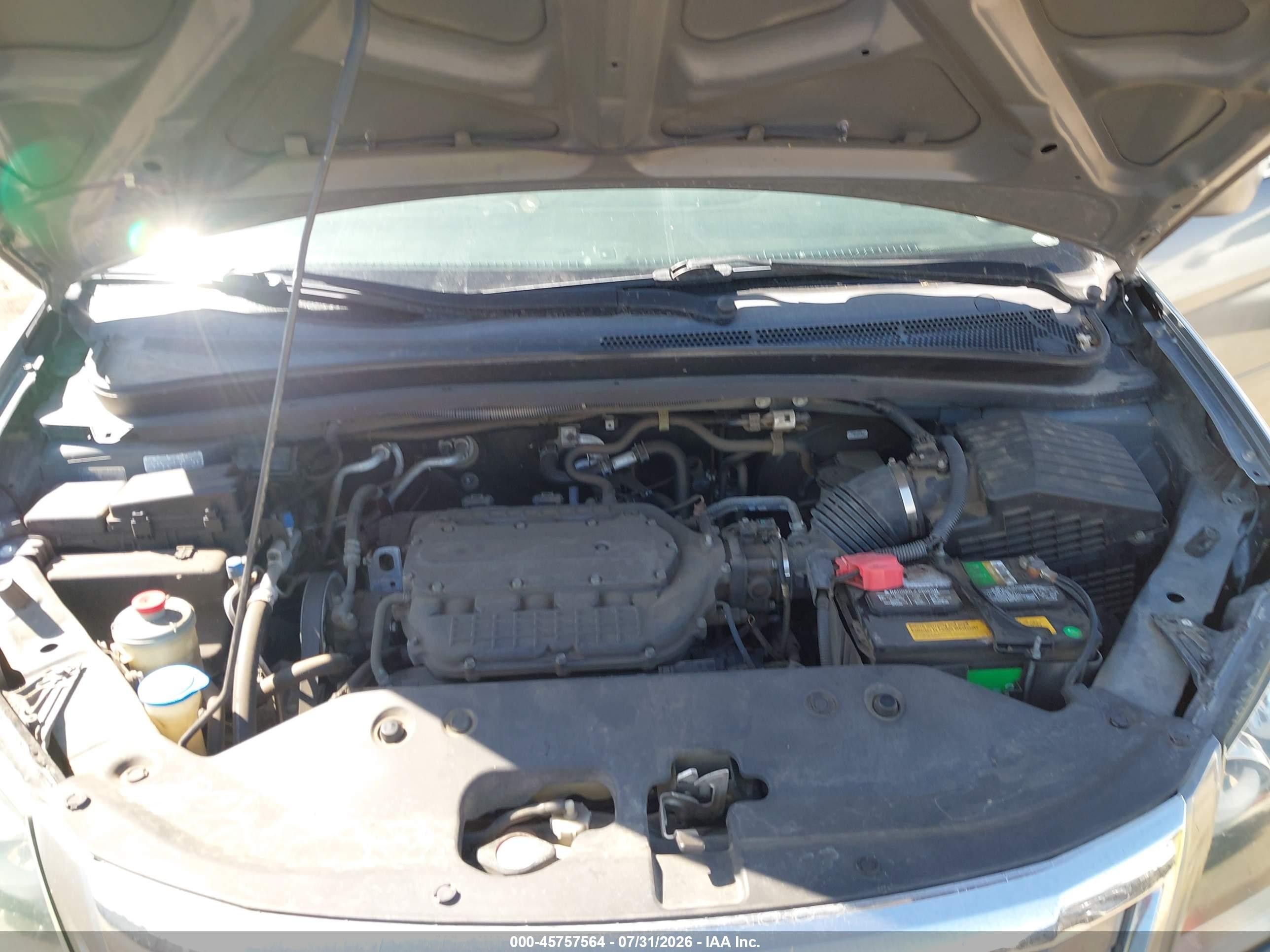 2008 Honda Odyssey Ex Gray vin: 5FNRL38458B405114