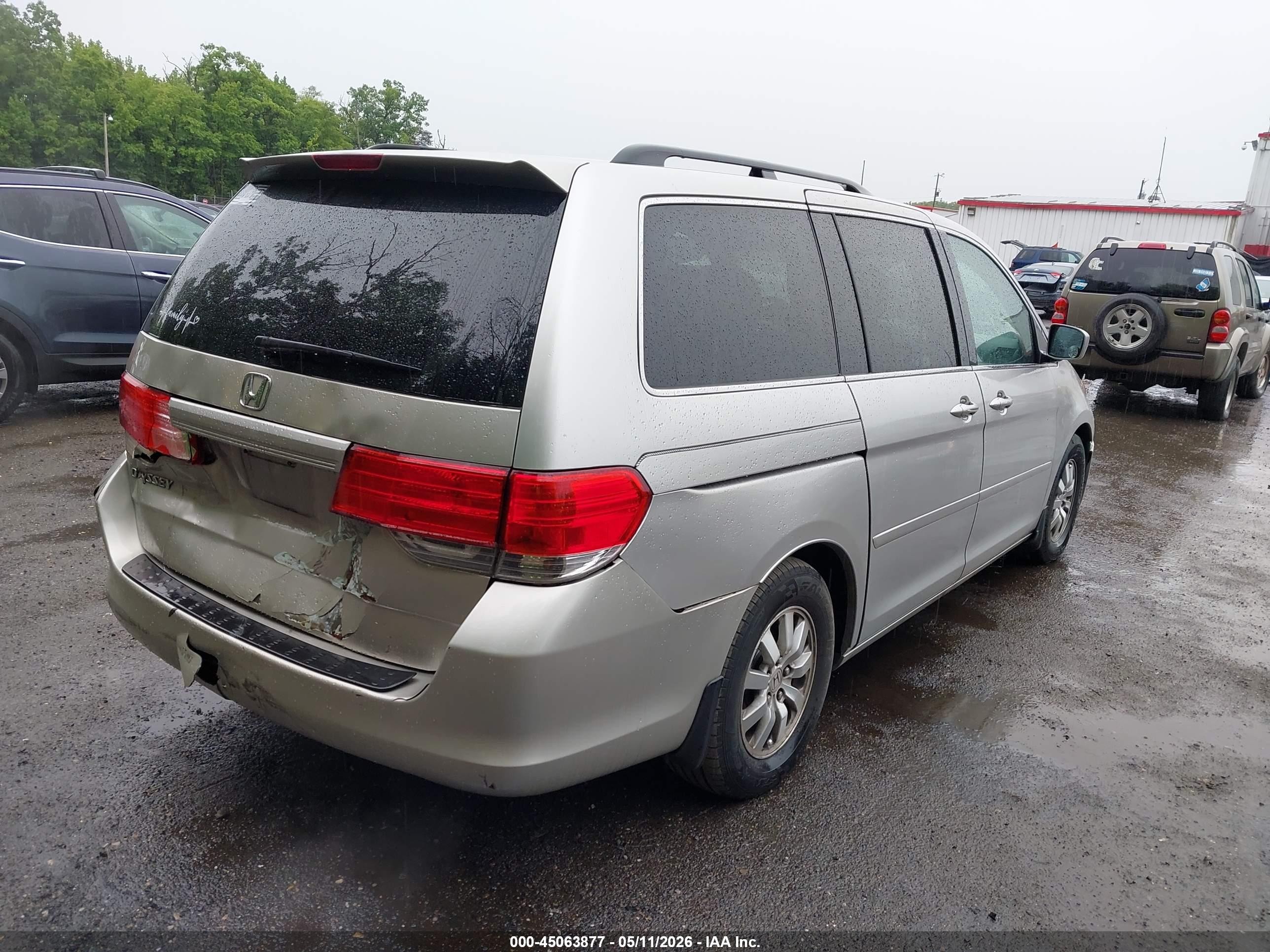 2009 Honda Odyssey Ex Gold vin: 5FNRL38459B019584