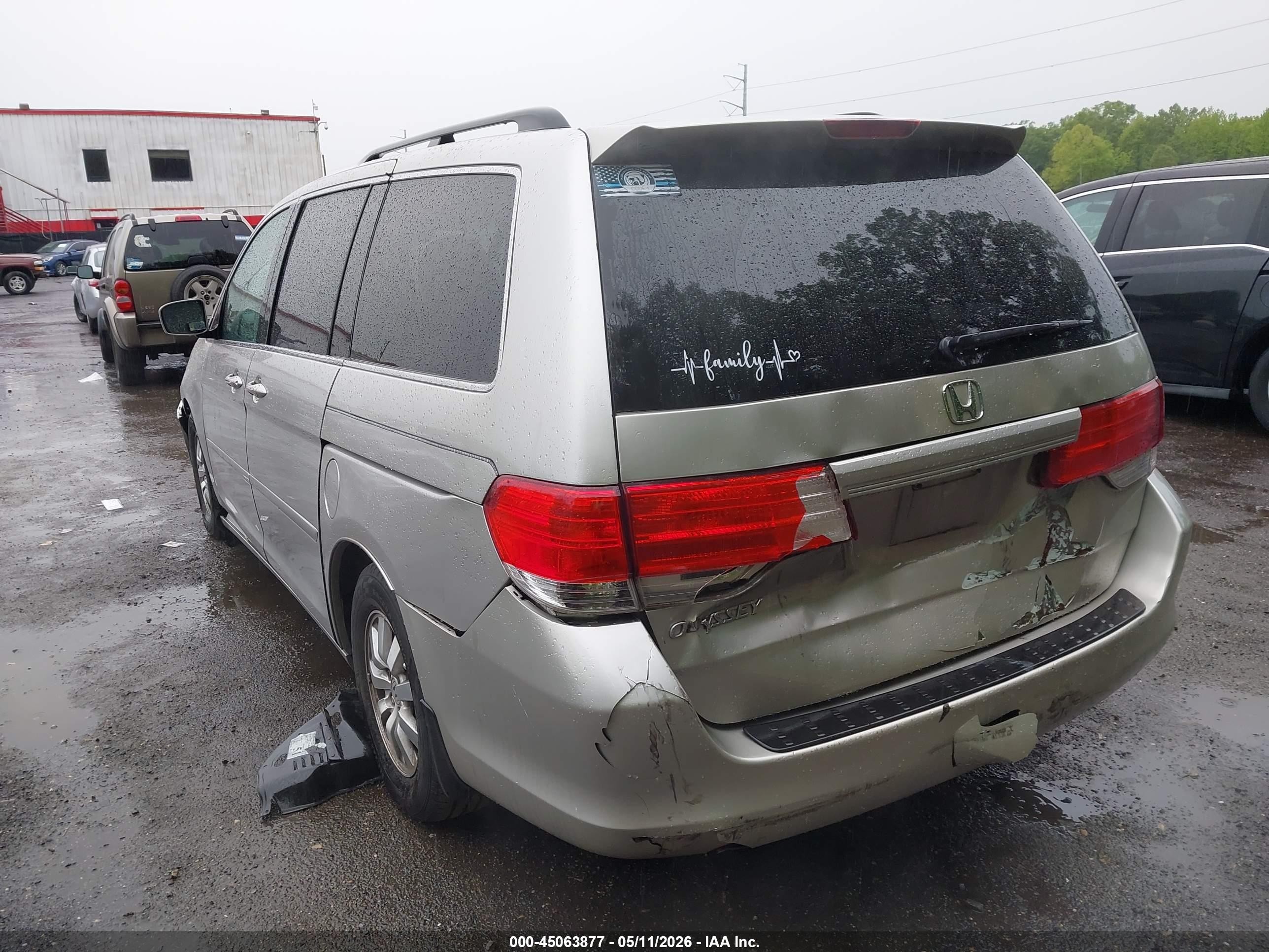 2009 Honda Odyssey Ex Gold vin: 5FNRL38459B019584