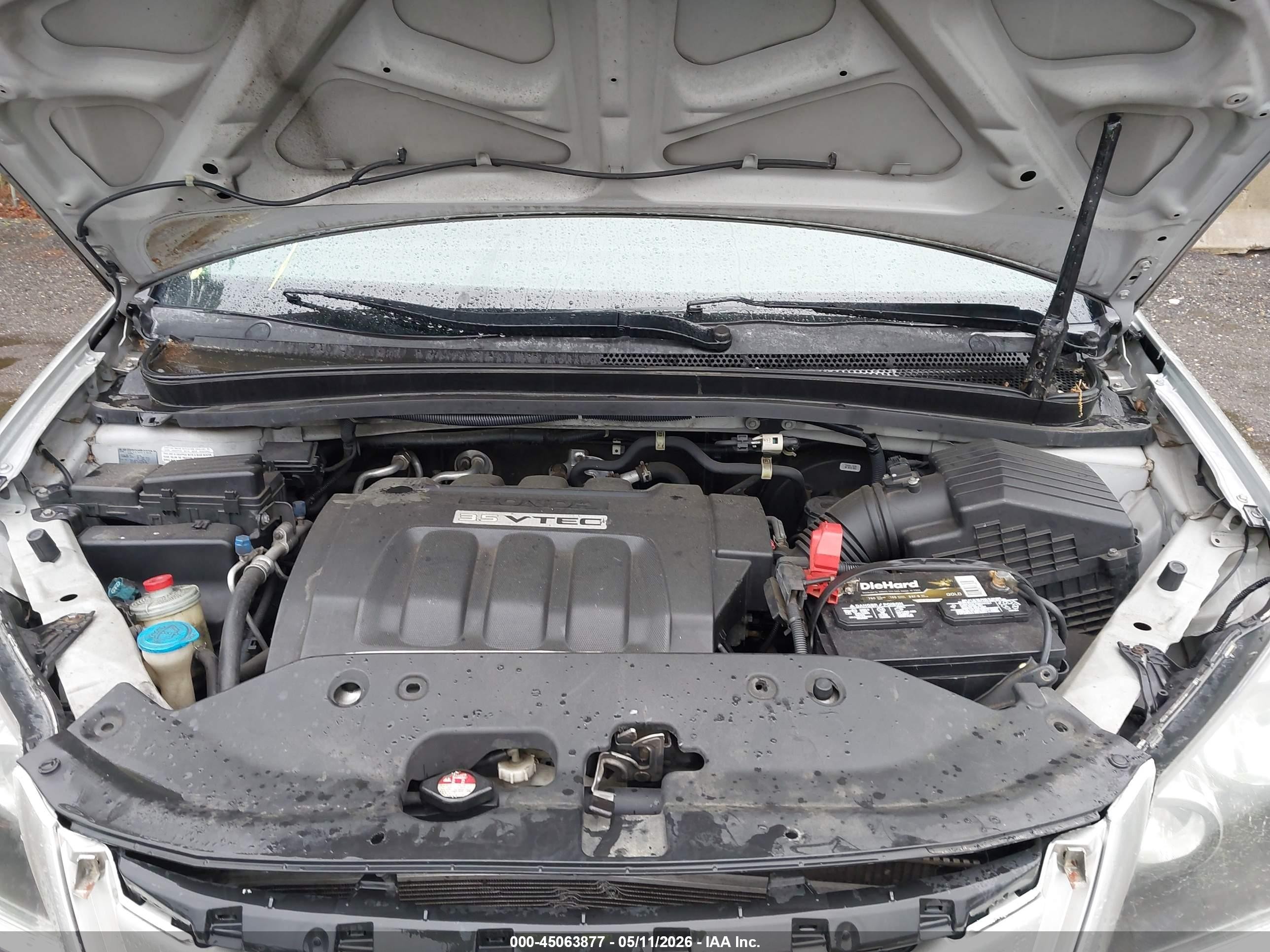 2009 Honda Odyssey Ex Gold vin: 5FNRL38459B019584