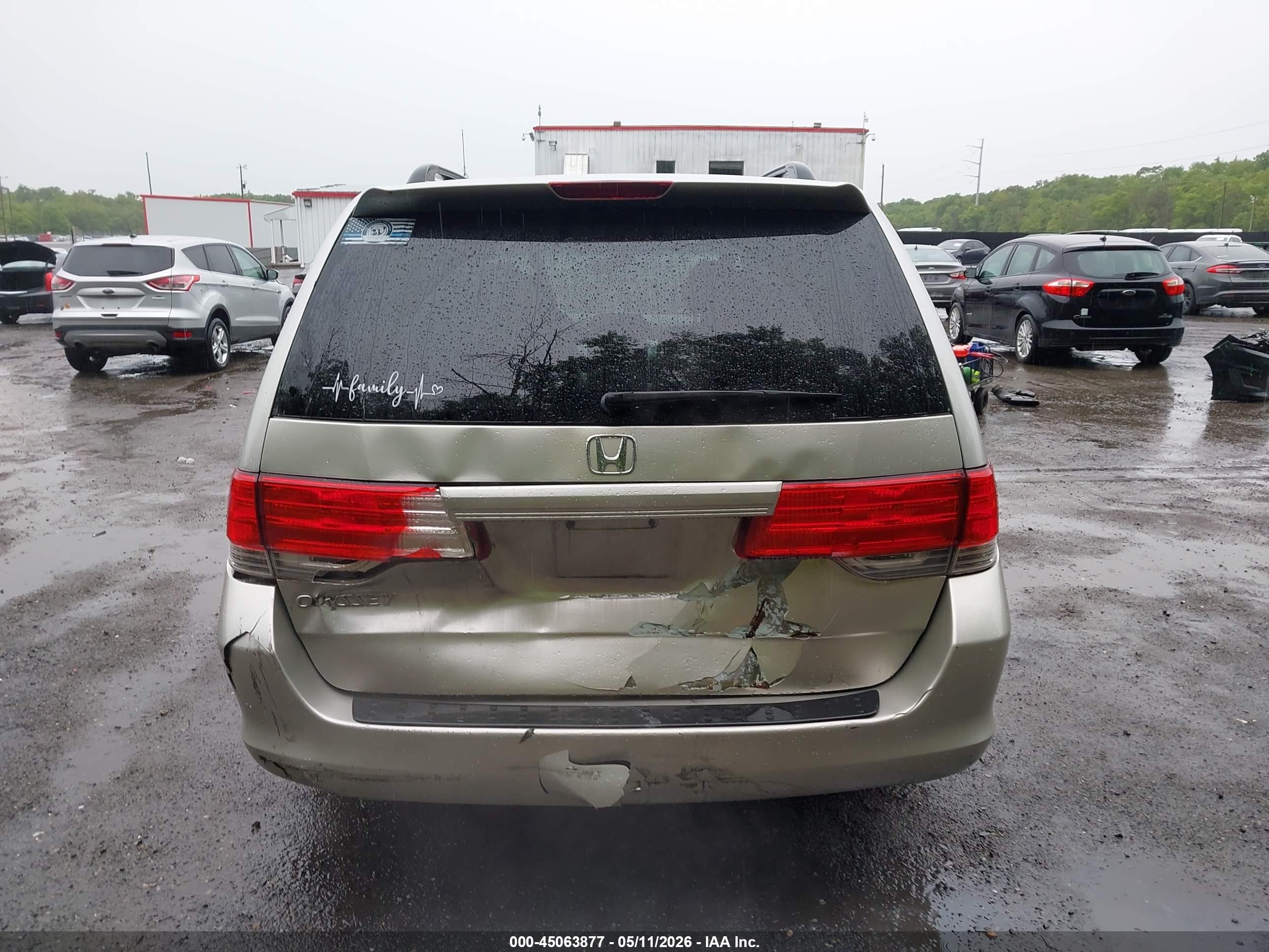 2009 Honda Odyssey Ex Gold vin: 5FNRL38459B019584
