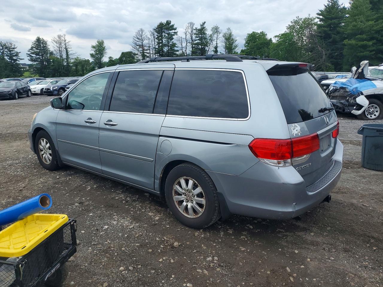 2009 Honda Odyssey Ex Silver vin: 5FNRL38459B029600