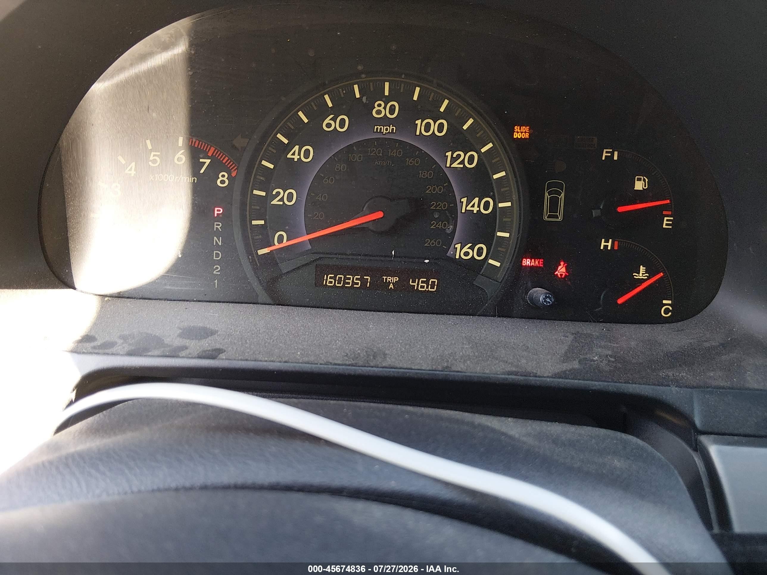 2006 Honda Odyssey Ex Blue vin: 5FNRL38466B084567