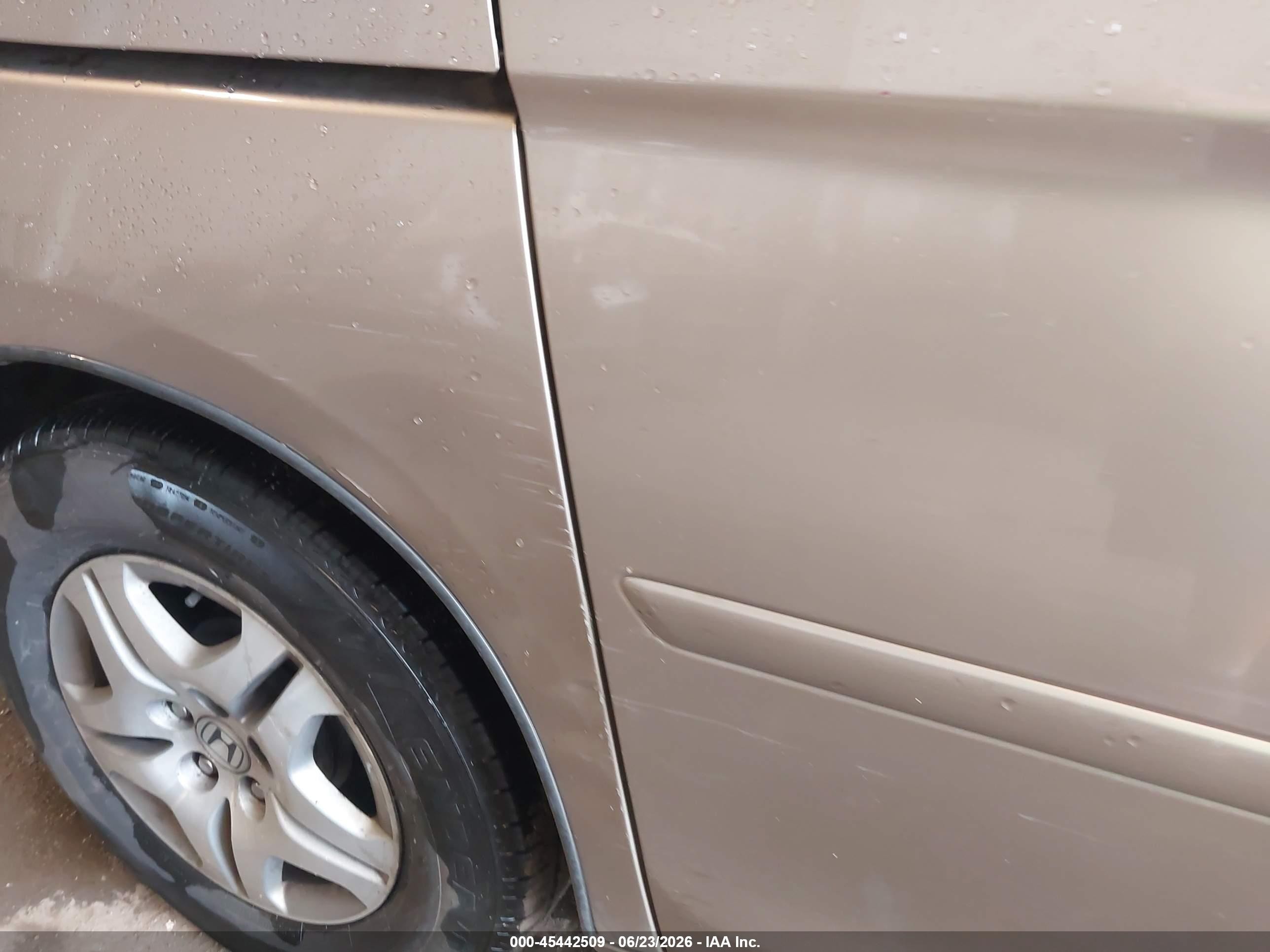 2006 Honda Odyssey Ex Gold vin: 5FNRL38466B410559