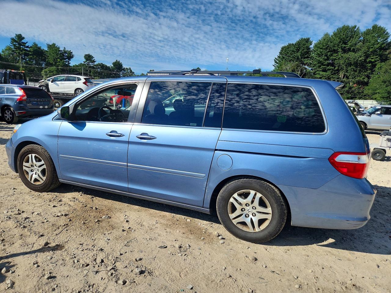 2007 Honda Odyssey Ex Blue vin: 5FNRL38467B001589