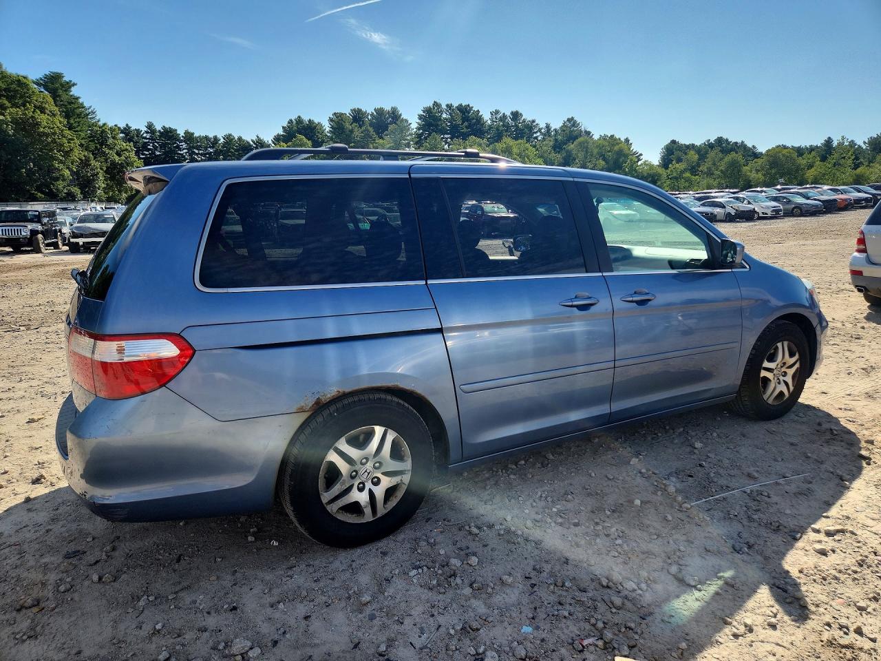 2007 Honda Odyssey Ex Blue vin: 5FNRL38467B001589