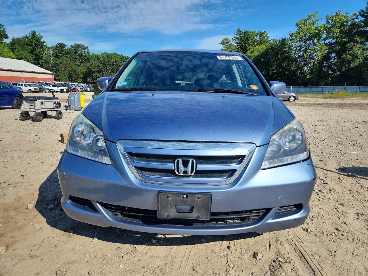 2007 Honda Odyssey Ex Blue vin: 5FNRL38467B001589