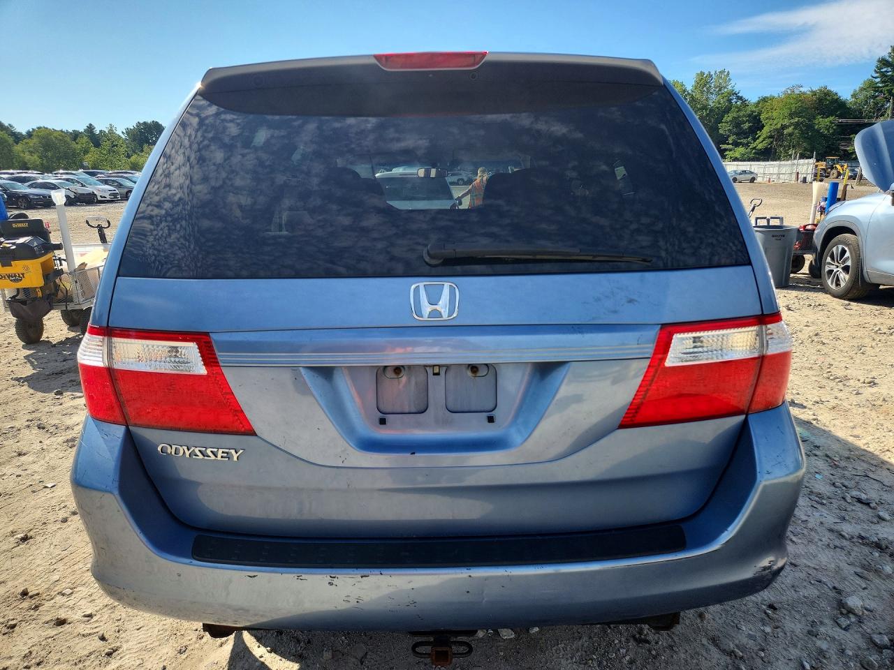 2007 Honda Odyssey Ex Blue vin: 5FNRL38467B001589