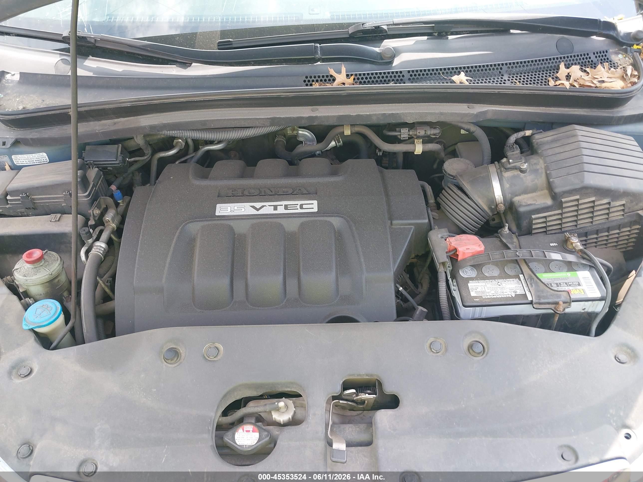 2007 Honda Odyssey Ex Light Blue vin: 5FNRL38467B035936