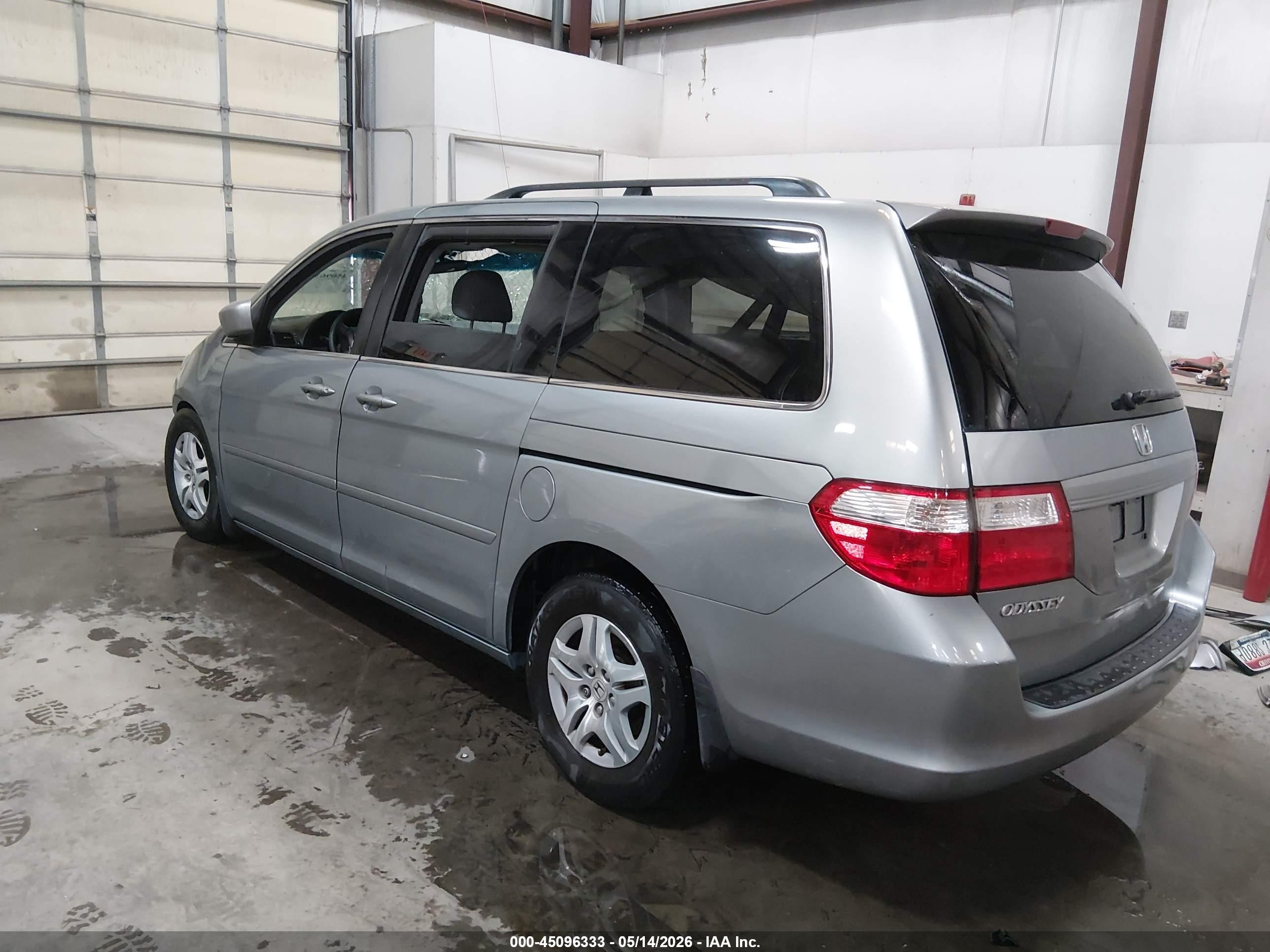 2007 Honda Odyssey Ex Light Blue vin: 5FNRL38467B053269