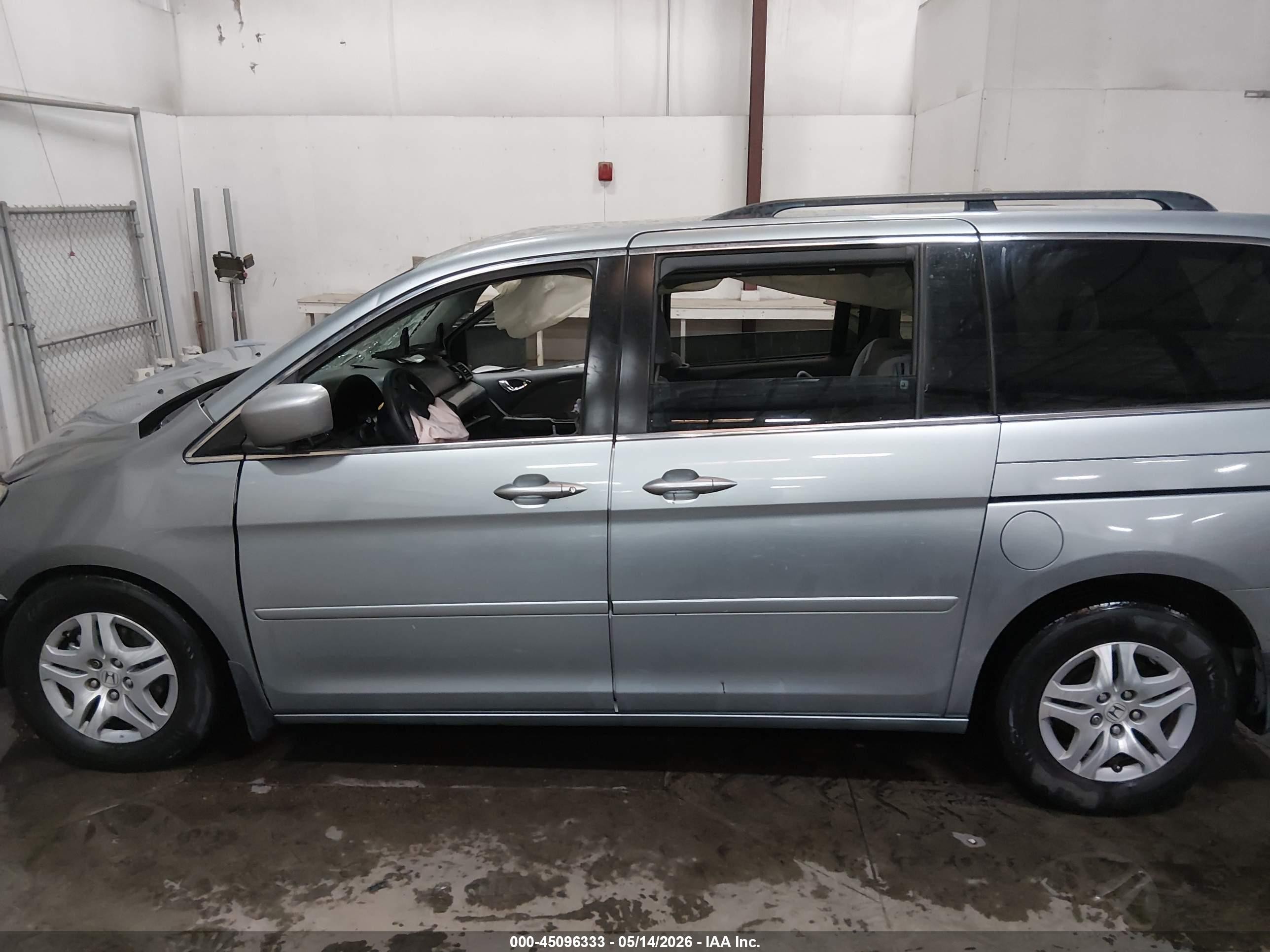 2007 Honda Odyssey Ex Light Blue vin: 5FNRL38467B053269