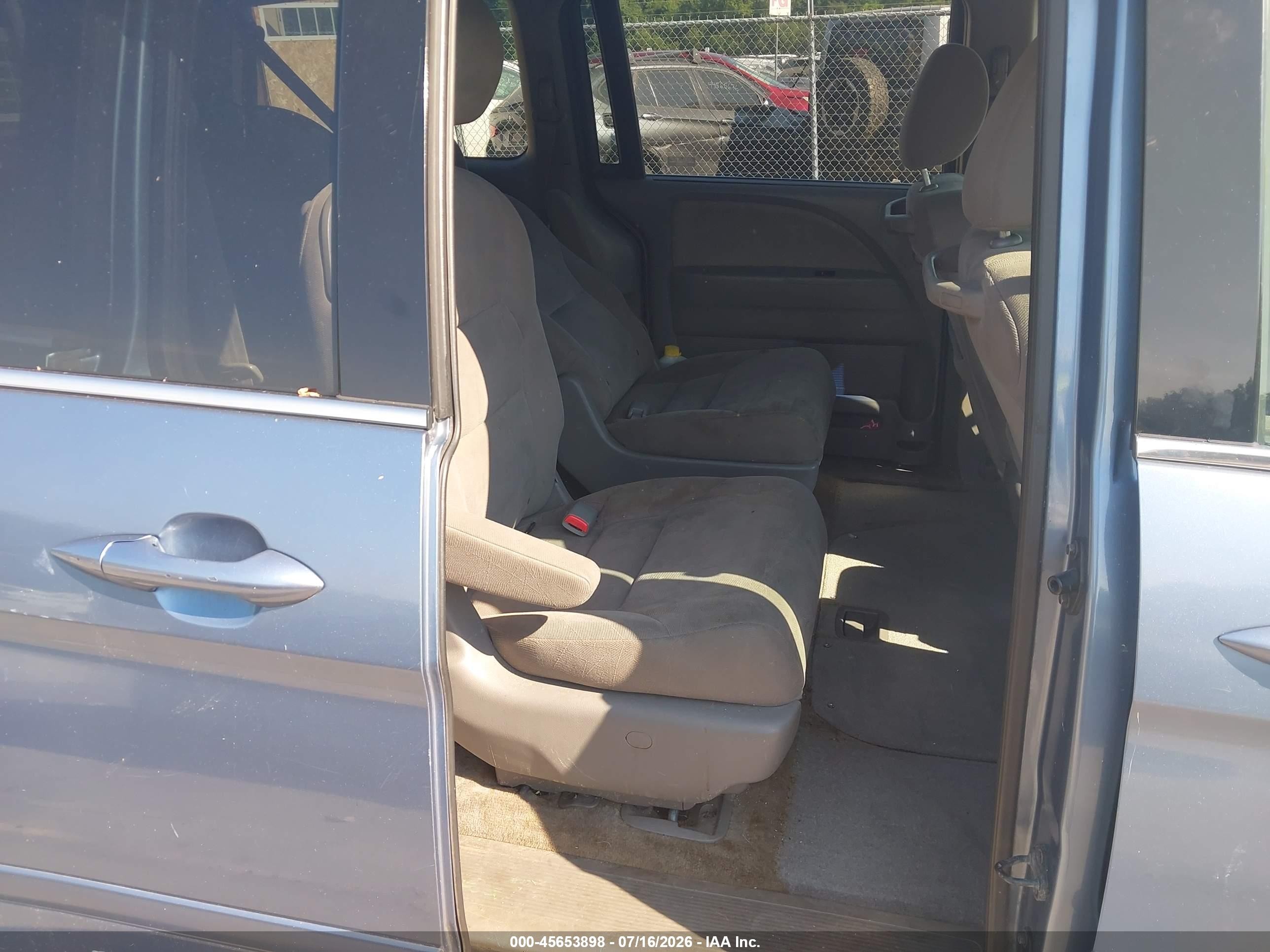 2008 Honda Odyssey Ex Light Blue vin: 5FNRL38468B046713