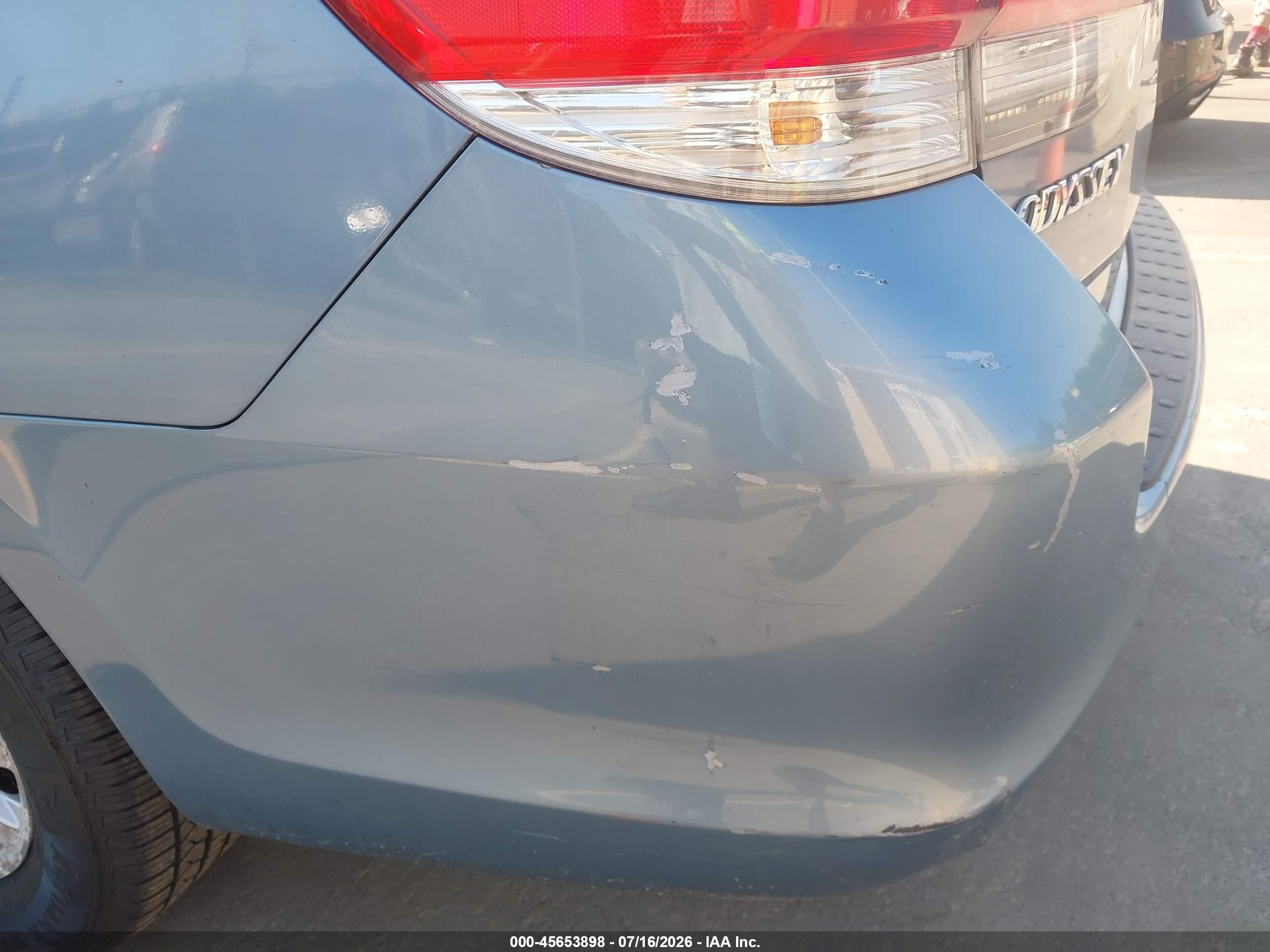 2008 Honda Odyssey Ex Light Blue vin: 5FNRL38468B046713